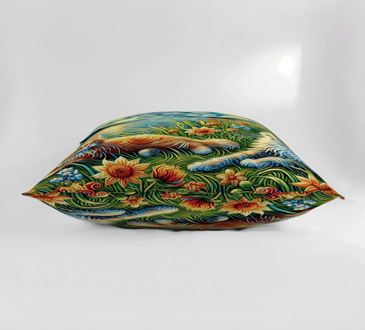 I LOVE MY DADDY IN SUMMER, Kittycat Edition cuscino da Vintage Van Gogh