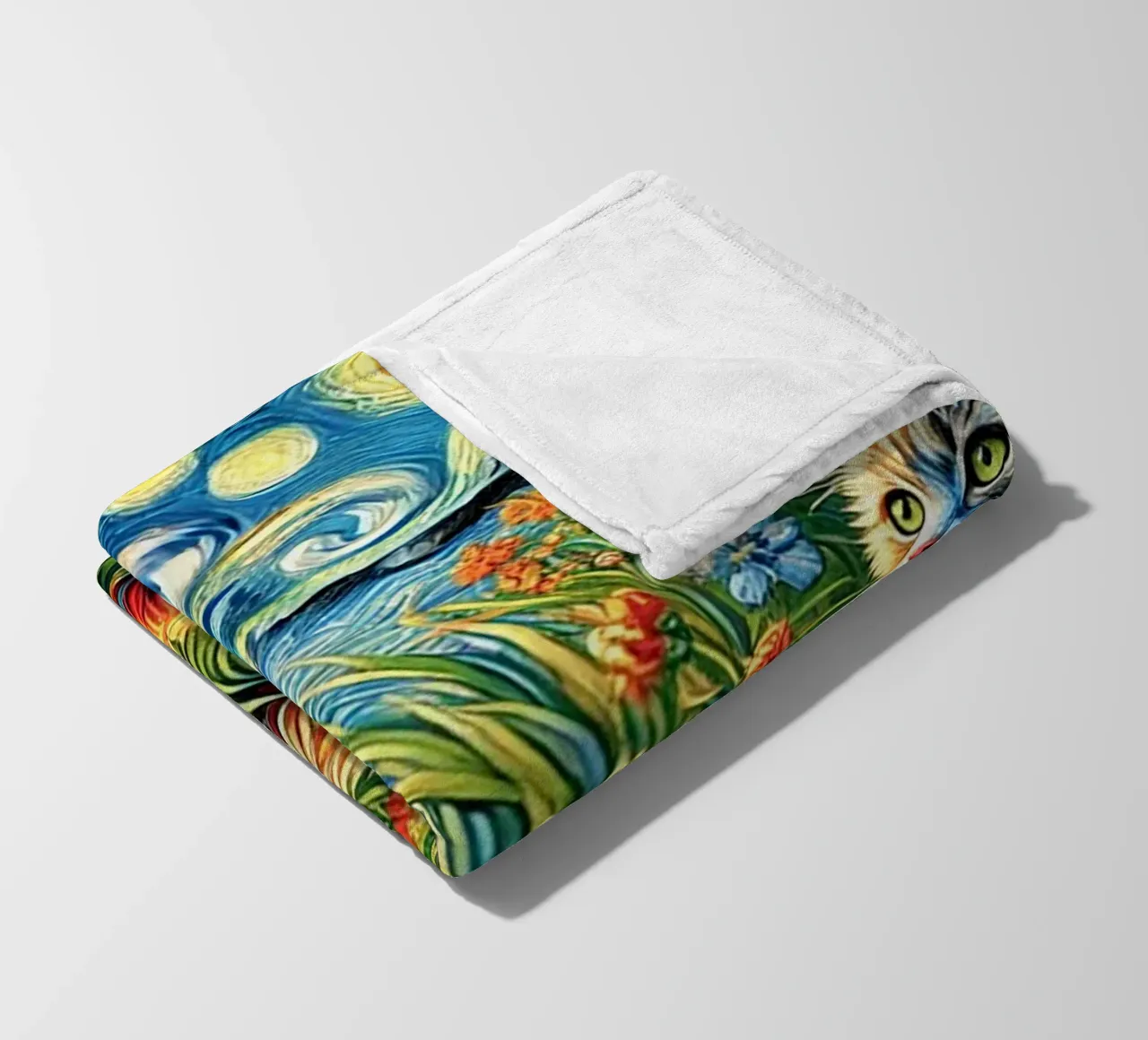 I LOVE MY DADDY IN SUMMER, Kittycat Edition coperta in pile da Vintage Van Gogh