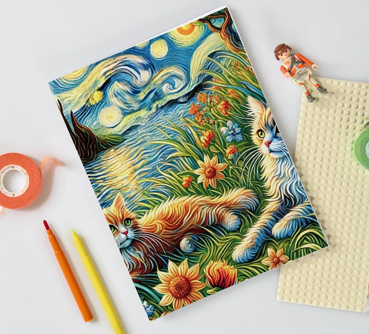 I LOVE MY DADDY IN SUMMER, Kittycat Edition diario da Vintage Van Gogh