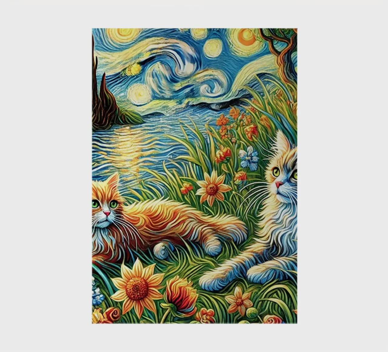 I LOVE MY DADDY IN SUMMER, Kittycat Edition diario da Vintage Van Gogh