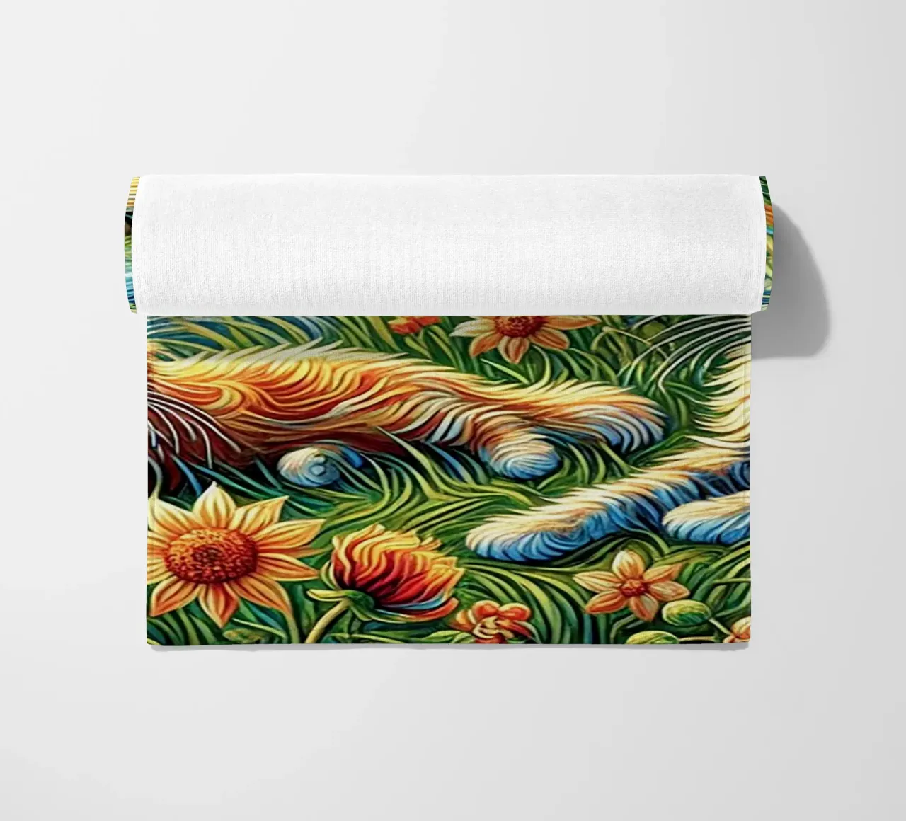 I LOVE MY DADDY IN SUMMER, Kittycat Edition telo mare da Vintage Van Gogh