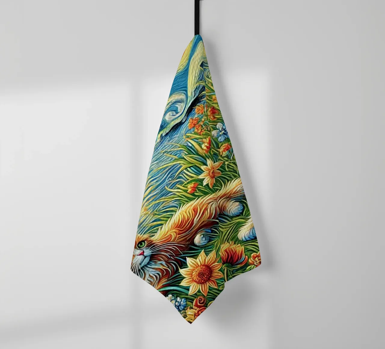 I LOVE MY DADDY IN SUMMER, Kittycat Edition canovaccio da cucina da Vintage Van Gogh