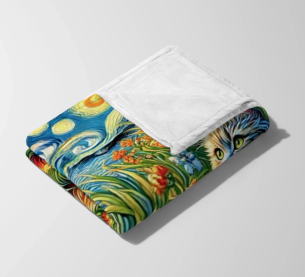 I LOVE MY MOMMY IN SUMMER, Kittycat Edition coperta in pile da Vintage Van Gogh