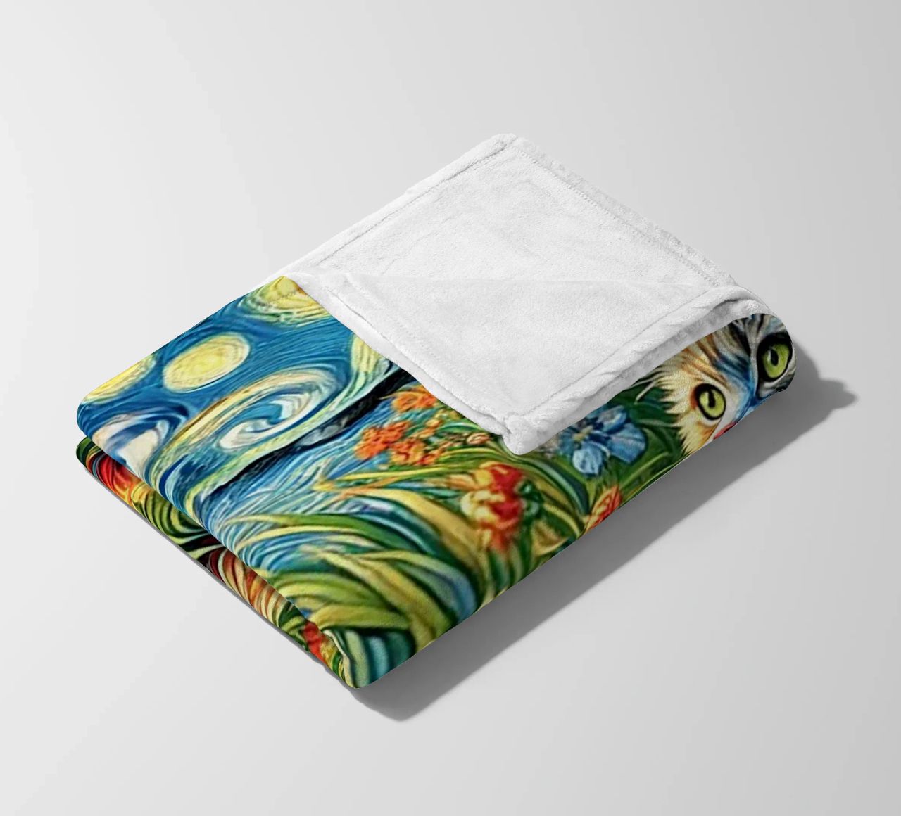 I LOVE MY MOMMY IN SUMMER, Kittycat Edition coperta in pile da Vintage Van Gogh