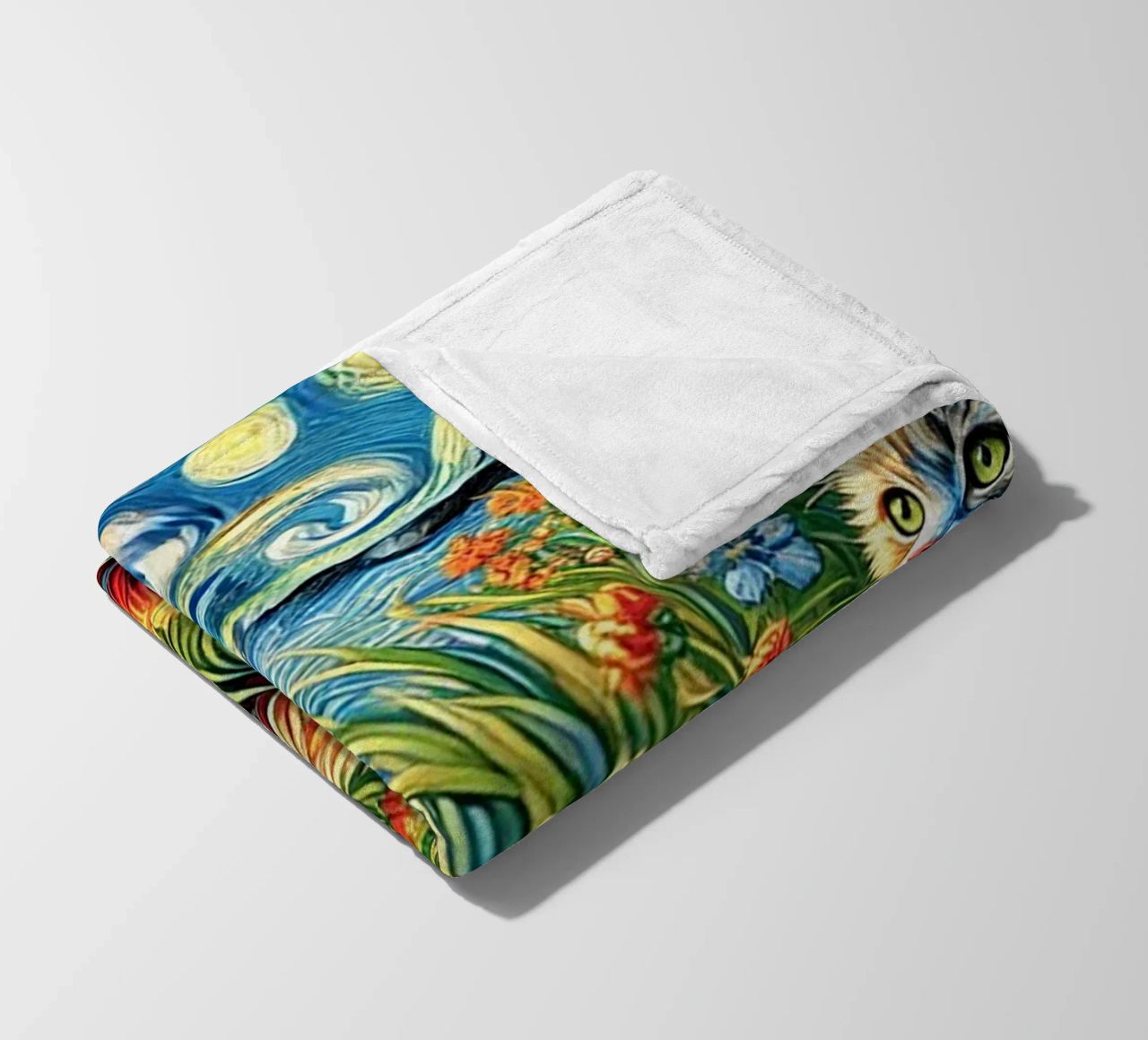 I LOVE MY MOMMY IN SUMMER, Kittycat Edition coperta in pile da Vintage Van Gogh
