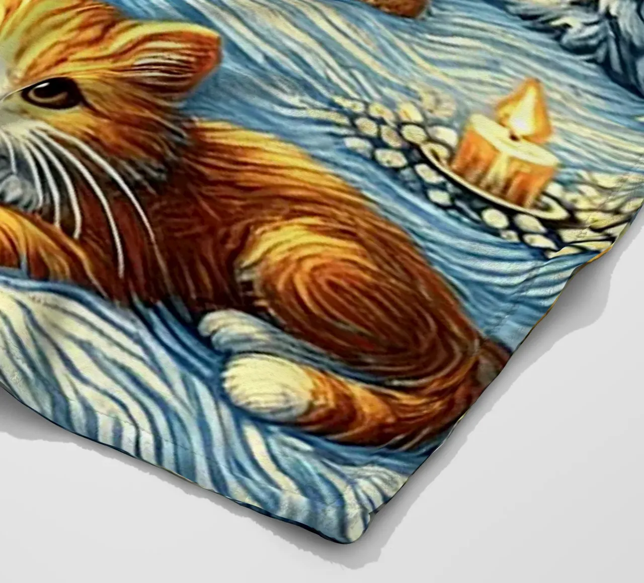 I LOVE MY DADDY IN WINTER, Kittycat Edition coperta in pile da Vintage Van Gogh