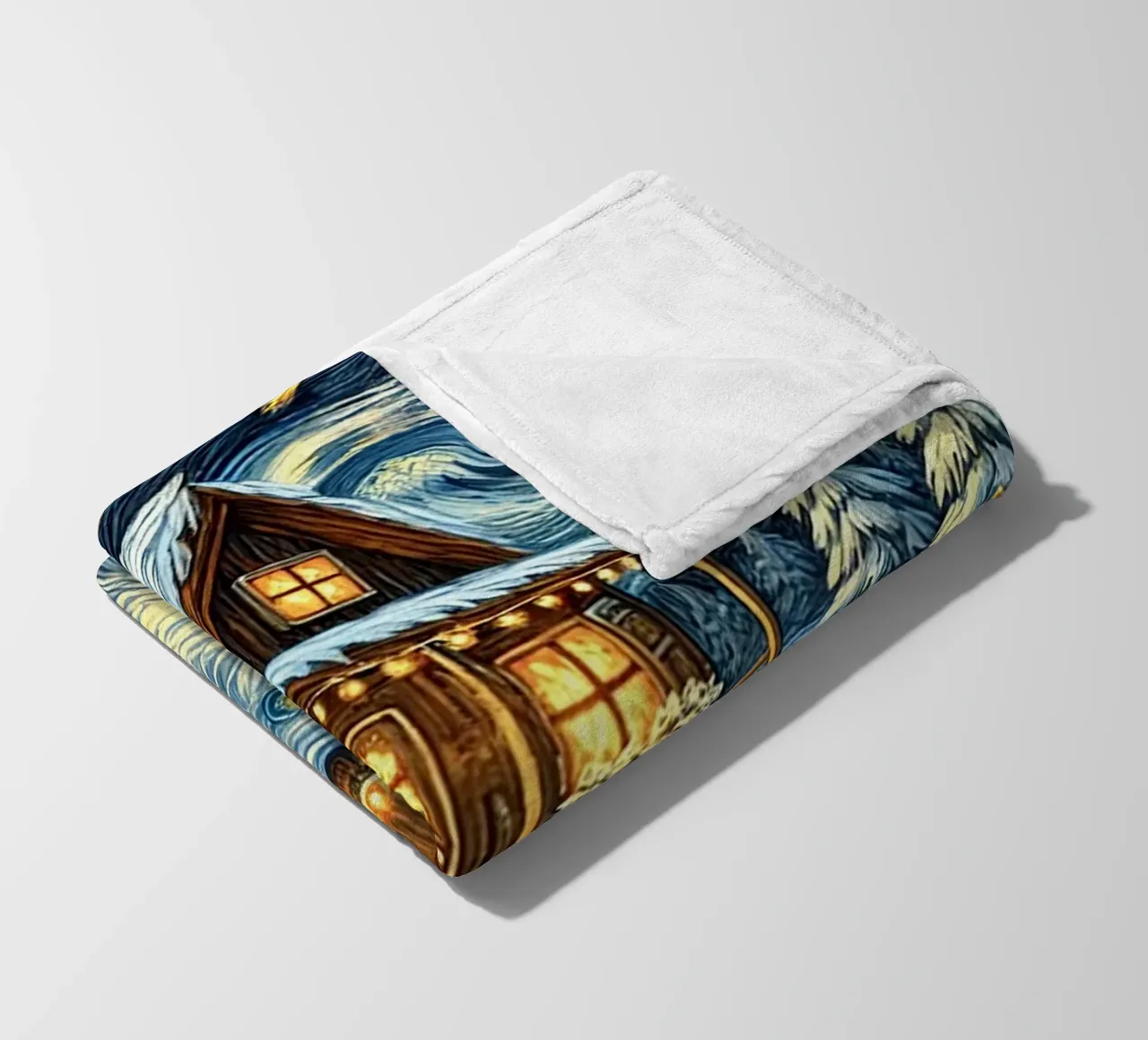 I LOVE MY DADDY IN WINTER, Kittycat Edition coperta in pile da Vintage Van Gogh