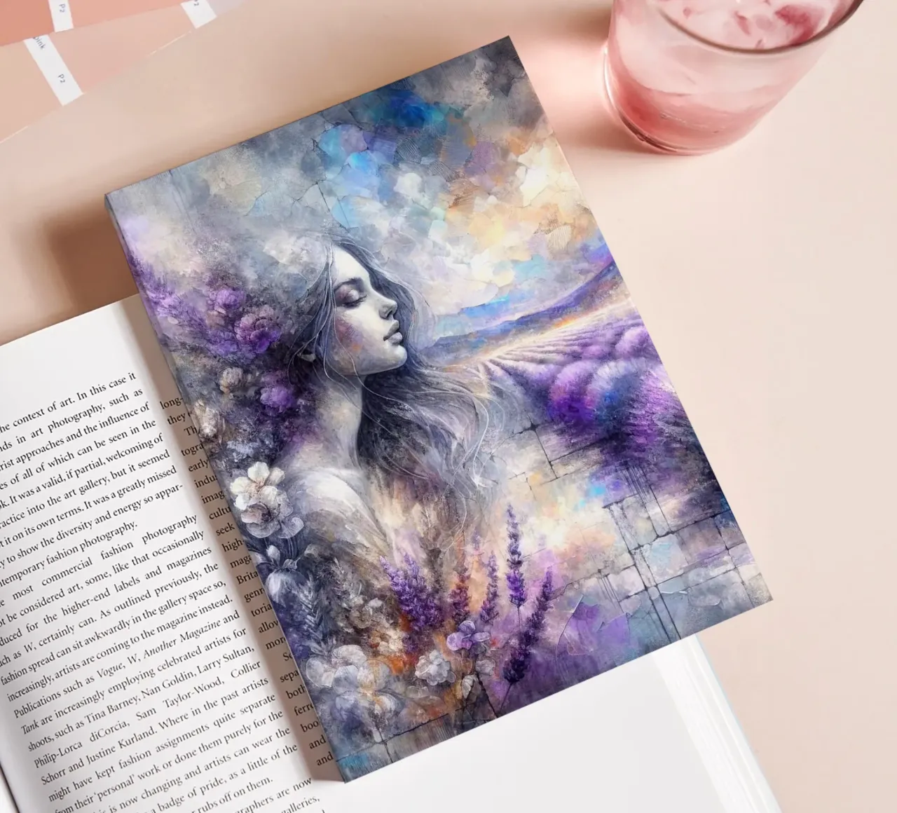 Whispers of Lavender Dreams notebook by ZARAH