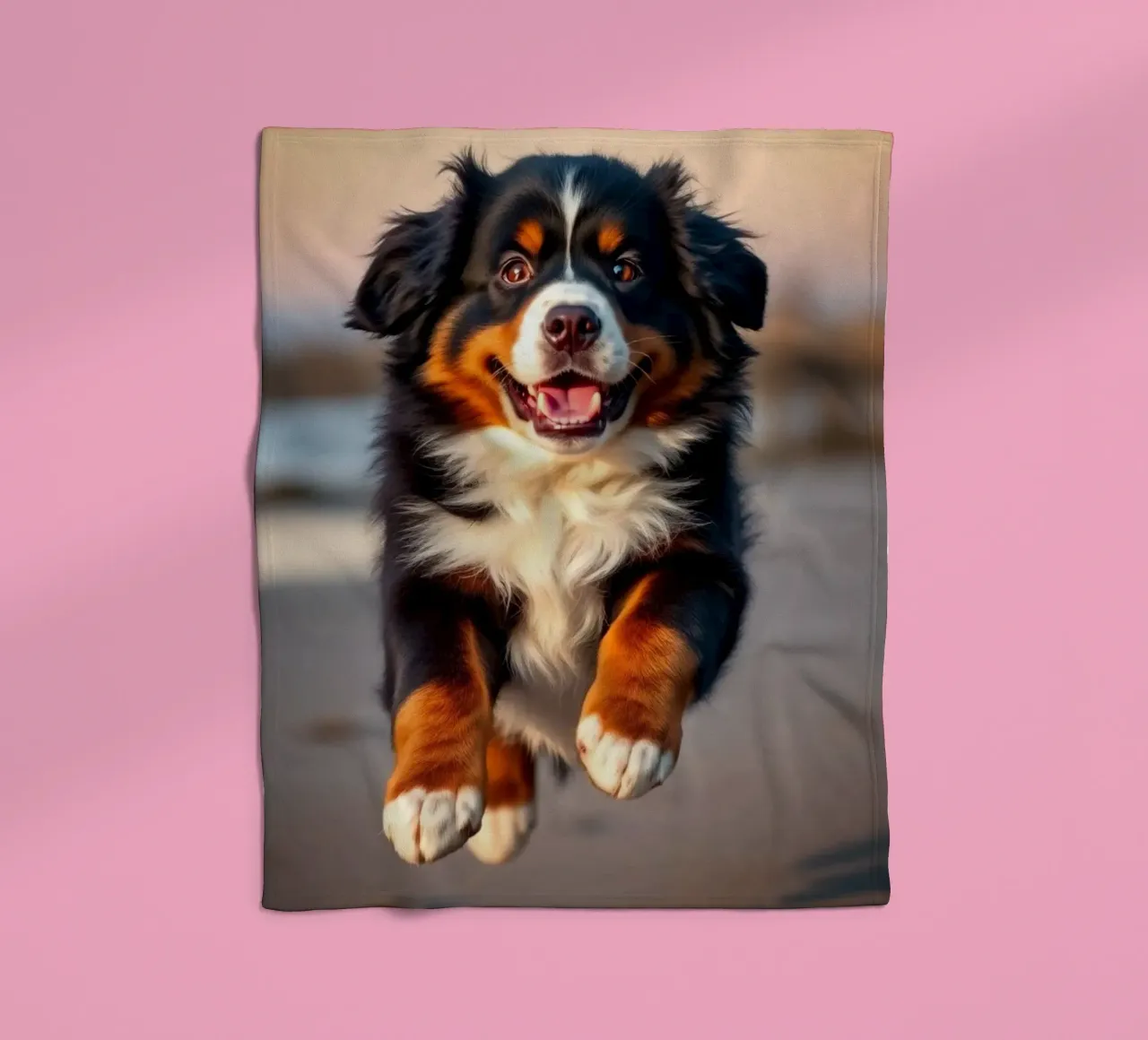 cute little puppies #53 fleece blanket by Yumis.Beargang.and.Me