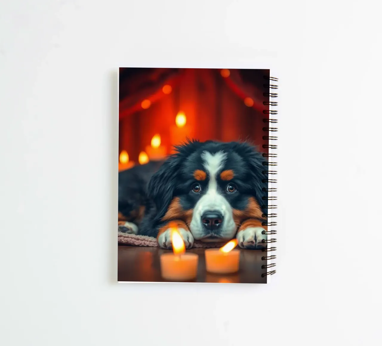 lindos cachorritos #55 cuaderno de espiral de Yumis.Beargang.and.Me