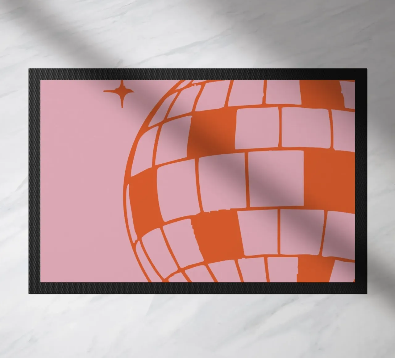 Disco doormat by we line studio - art