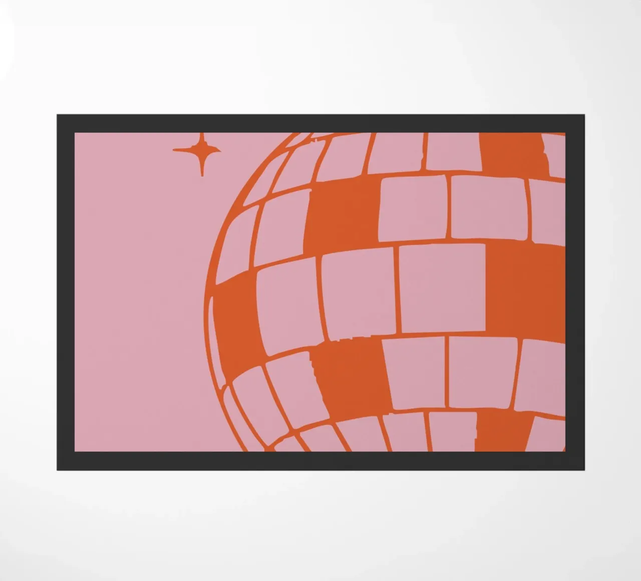 Disco doormat by we line studio - art