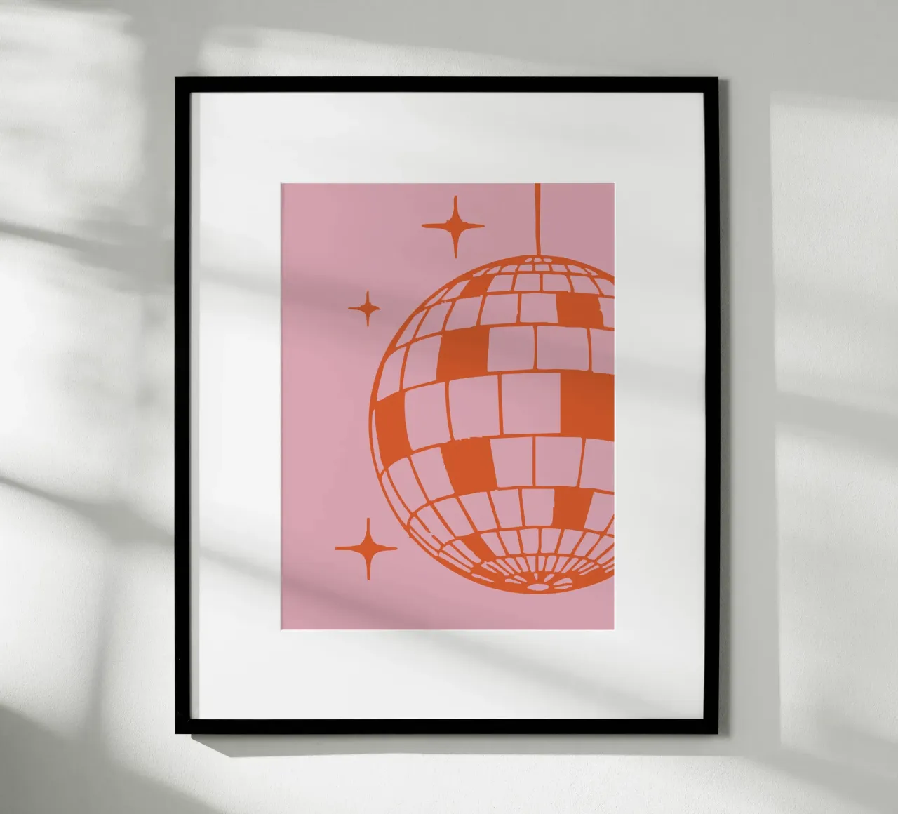 Disco poster van we line studio - art