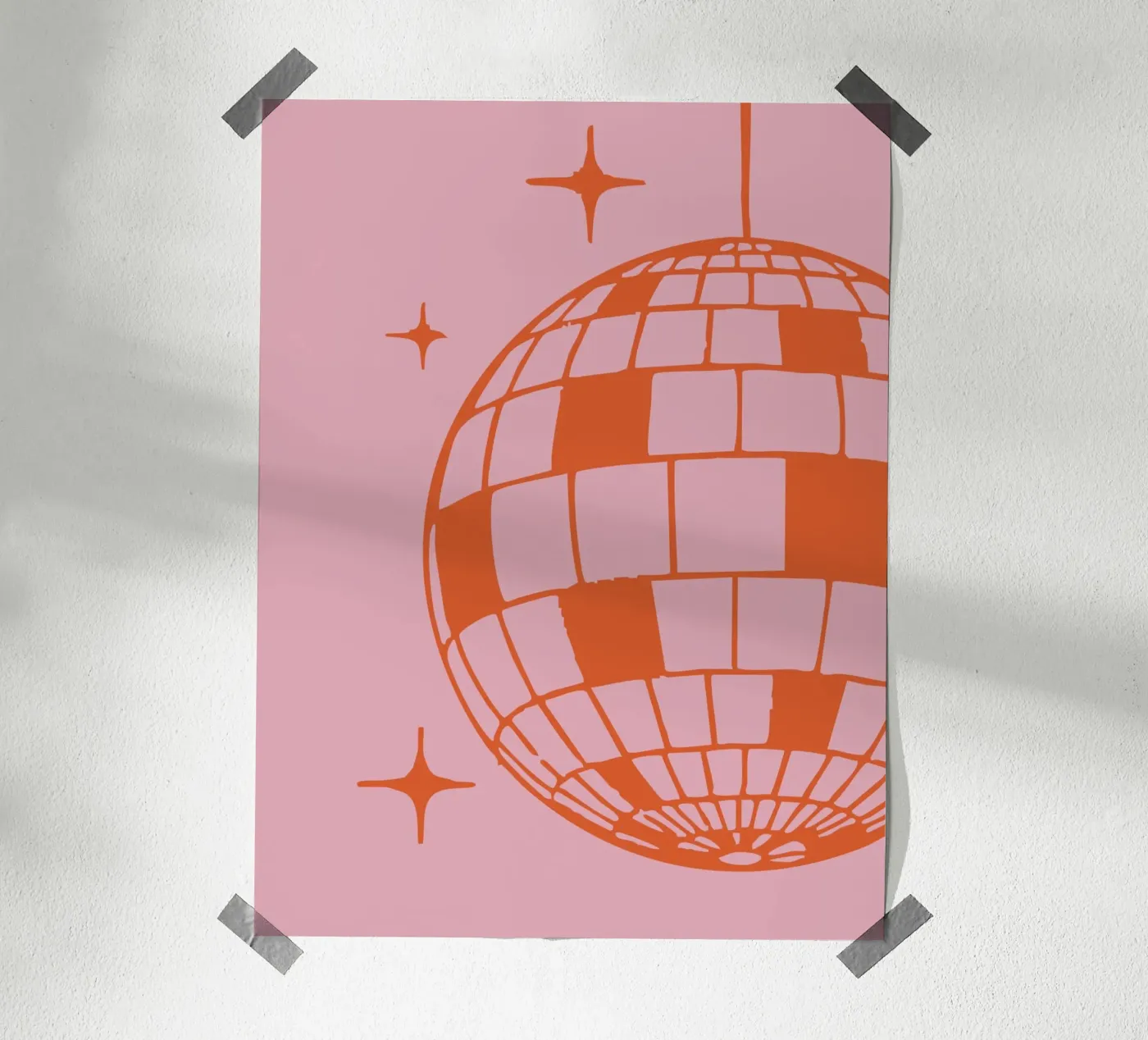 Disco Poster von we line studio - art