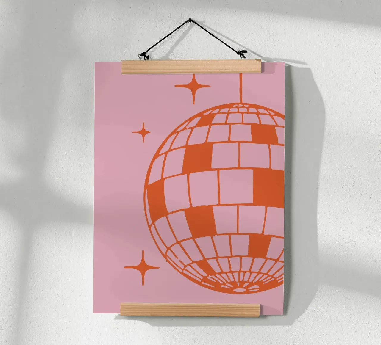 Disco poster van we line studio - art