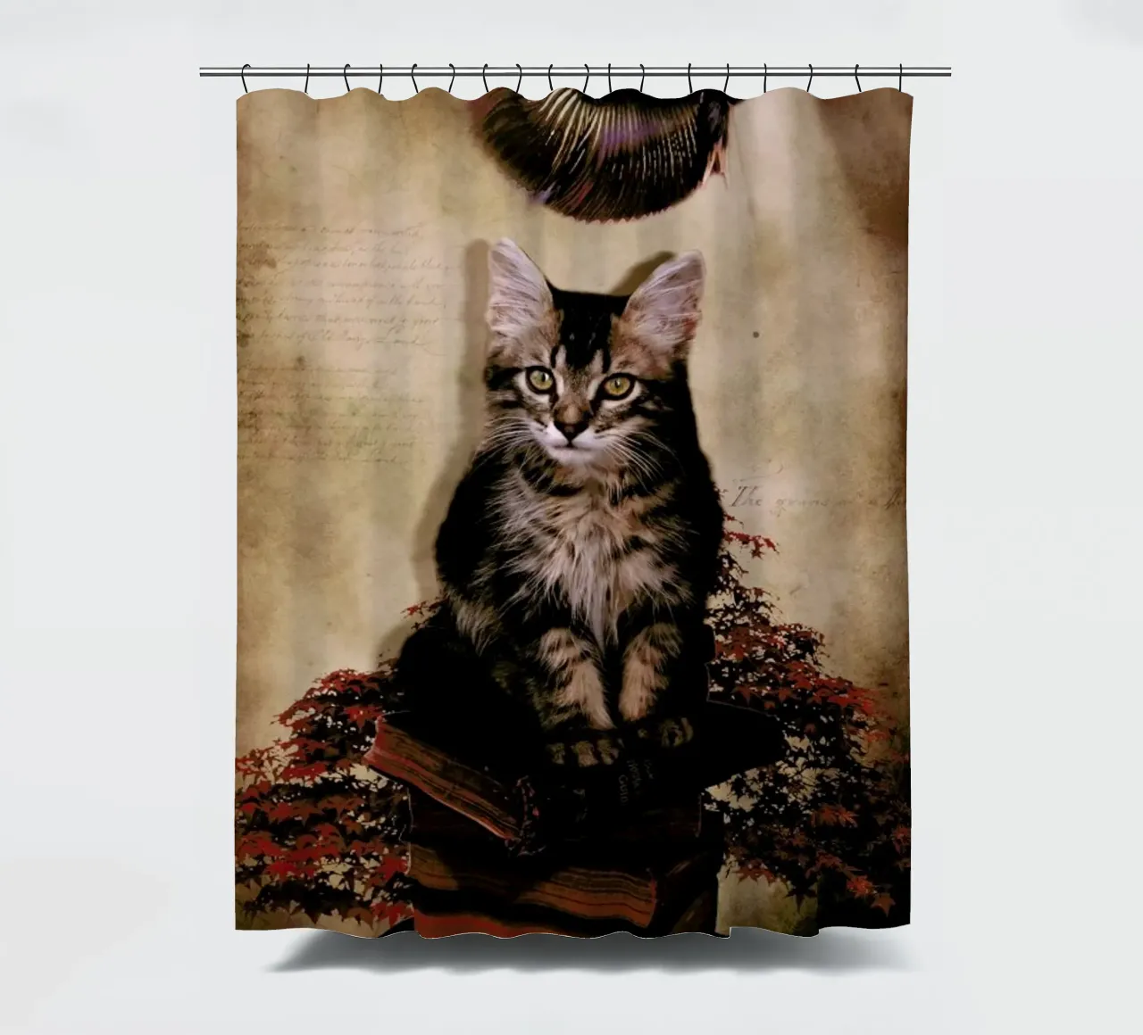 Remember Me shower curtain by Design by Soph