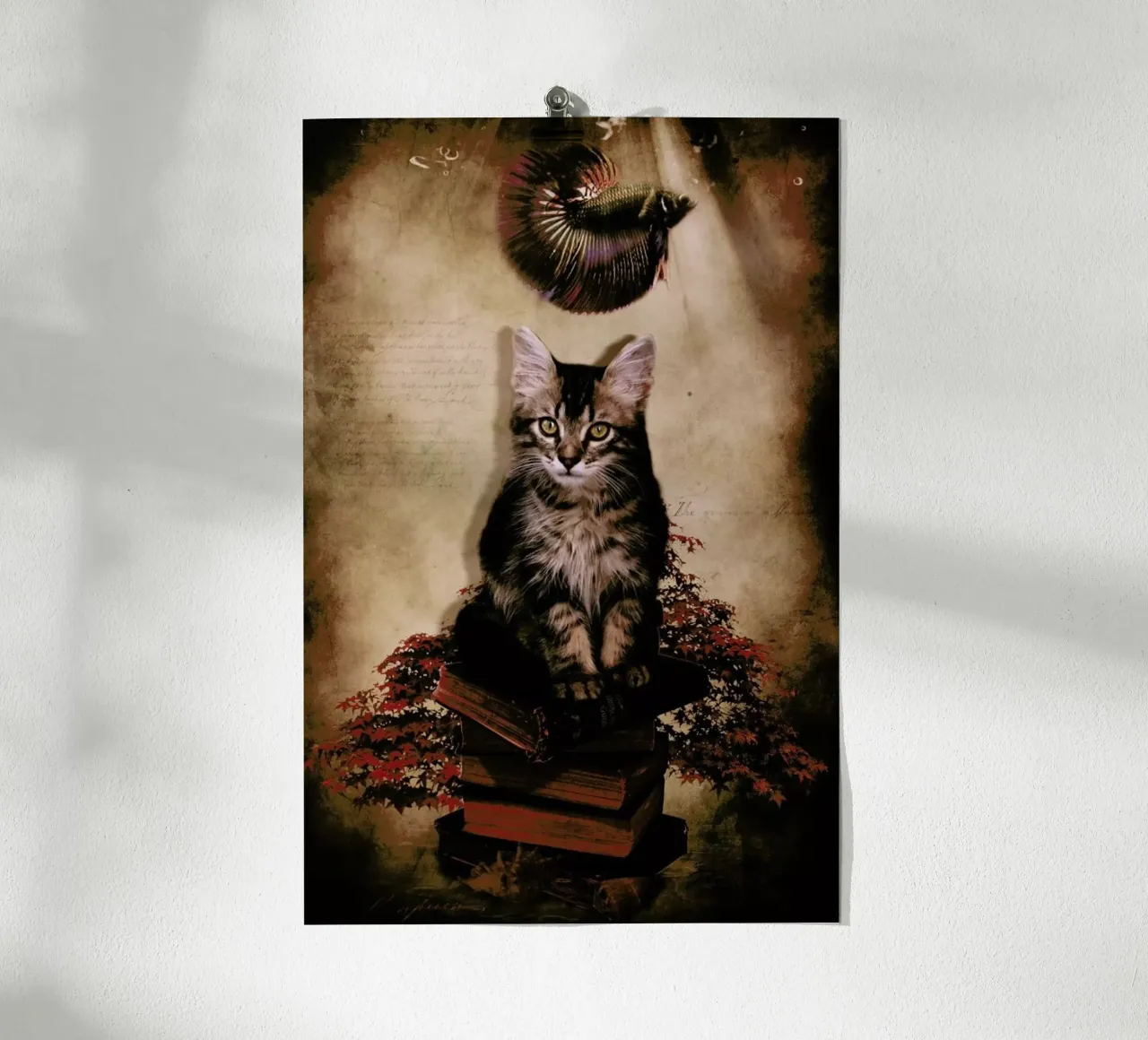 Remember Me poster con telaio in legno da Design by Soph