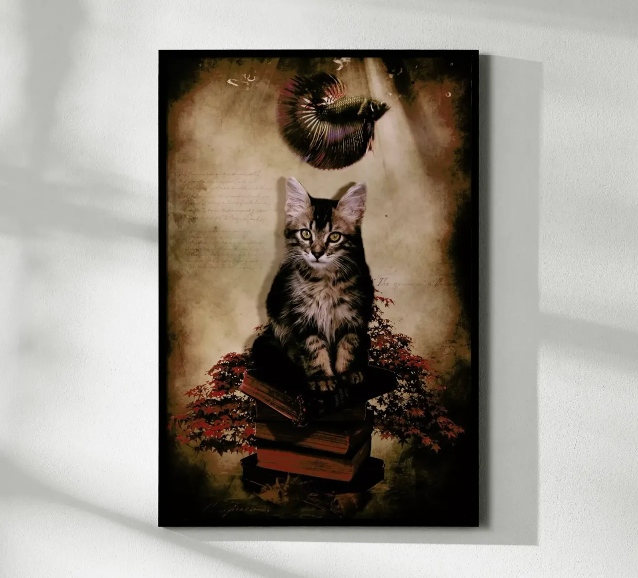 Remember Me poster con telaio in legno da Design by Soph