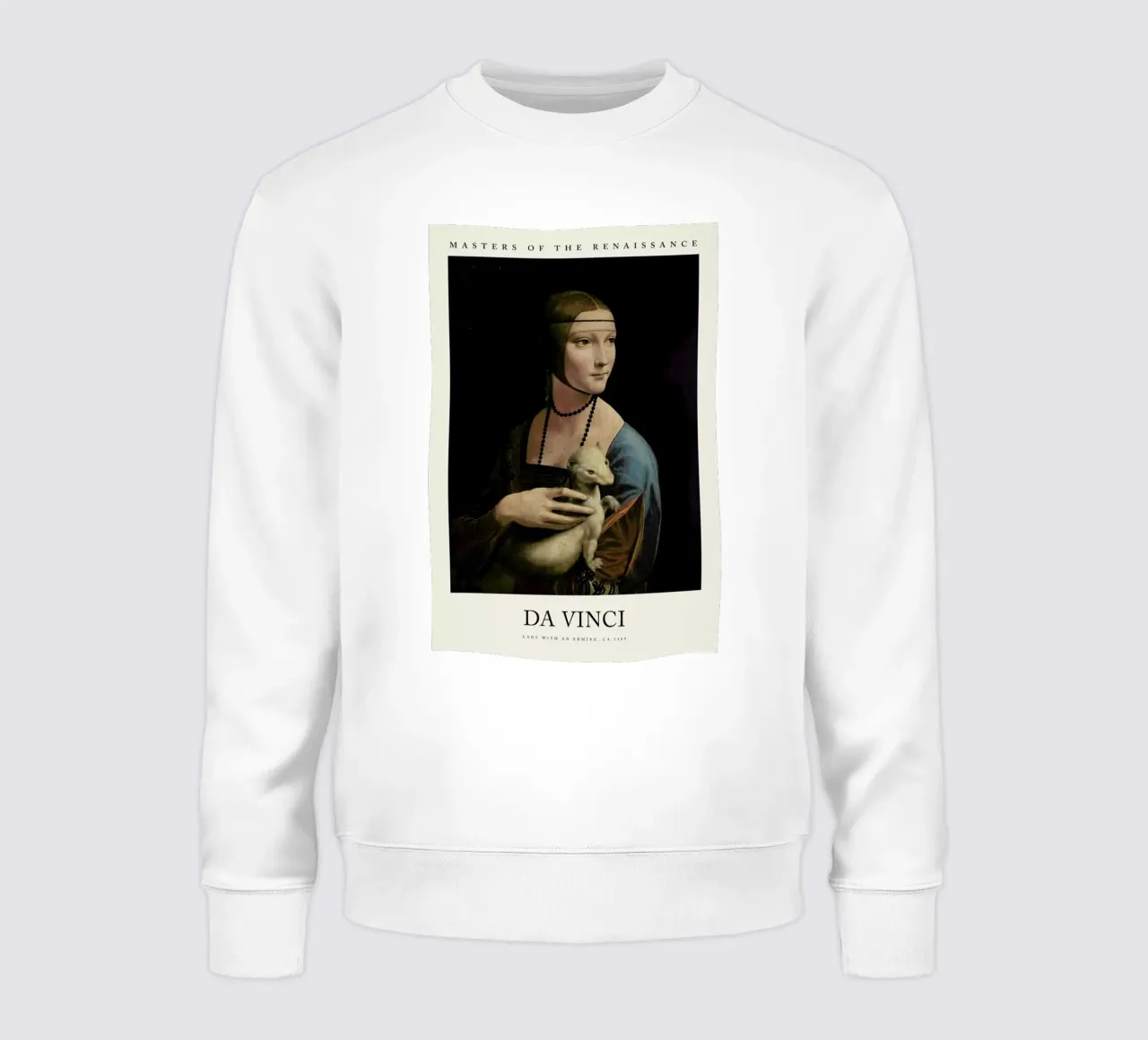 da Vinci - Lady with an Ermine felpa da Vintage by JUNIQE