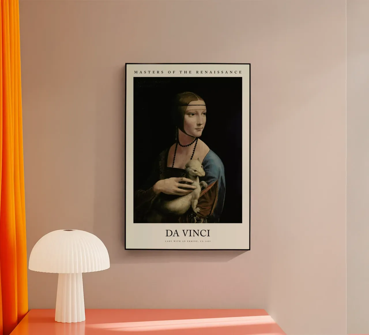 da Vinci - Lady with an Ermine plexiglass da Vintage by JUNIQE
