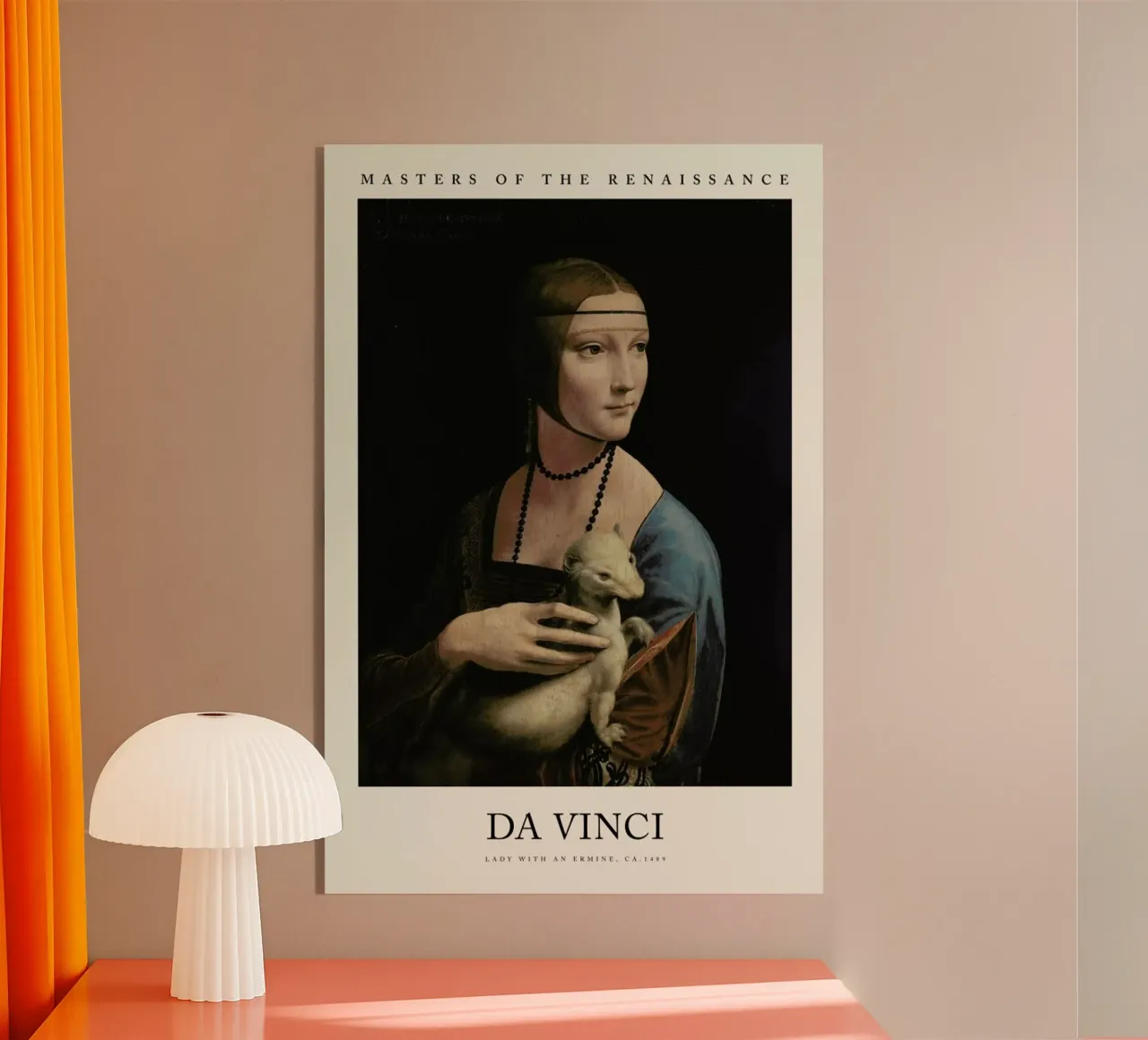 da Vinci - Lady with an Ermine plexiglass da Vintage by JUNIQE