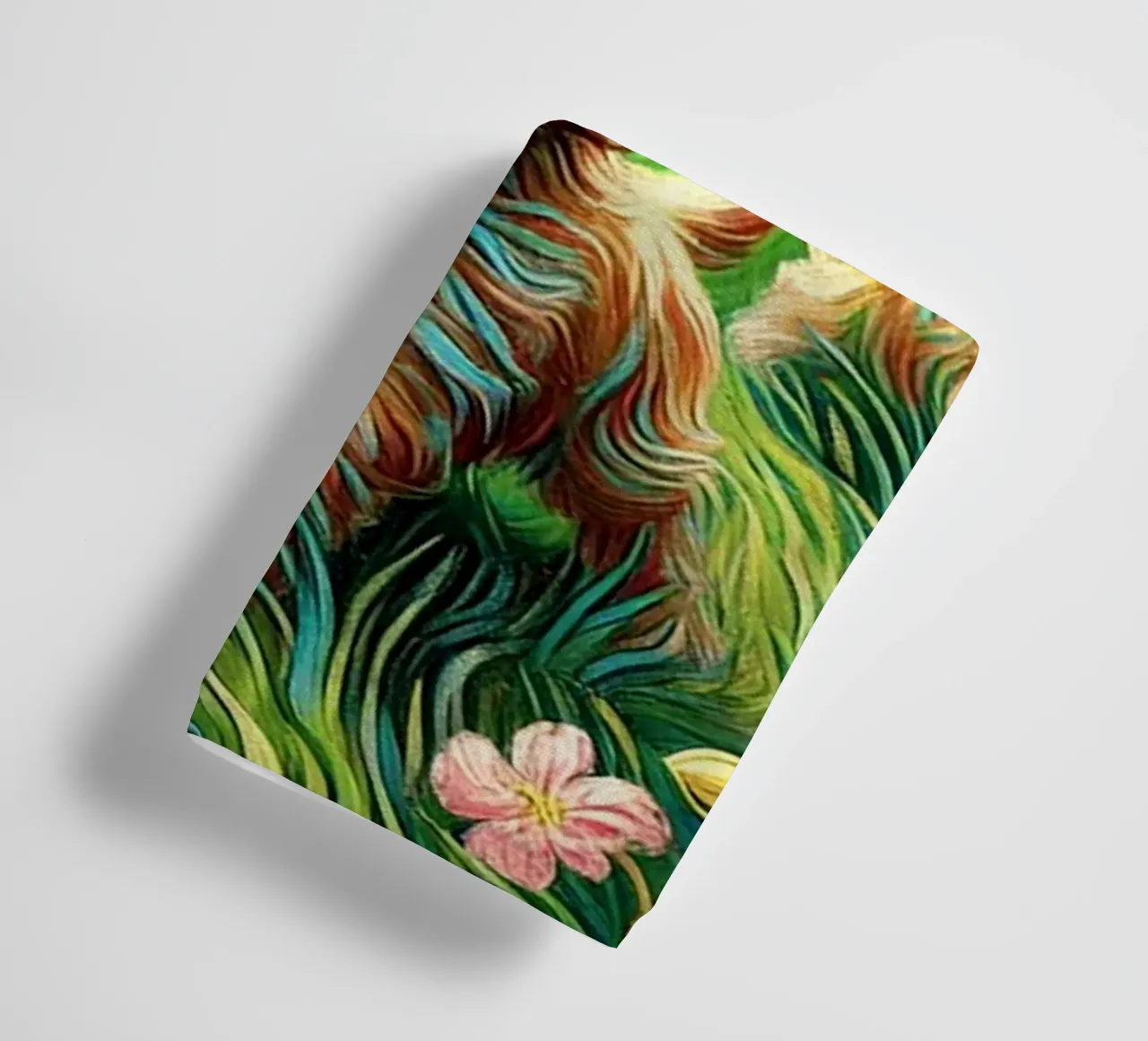 I LOVE MY MOMMY IN SPRING, Puppy Dog Edition asciugamano da bagno da Vintage Van Gogh