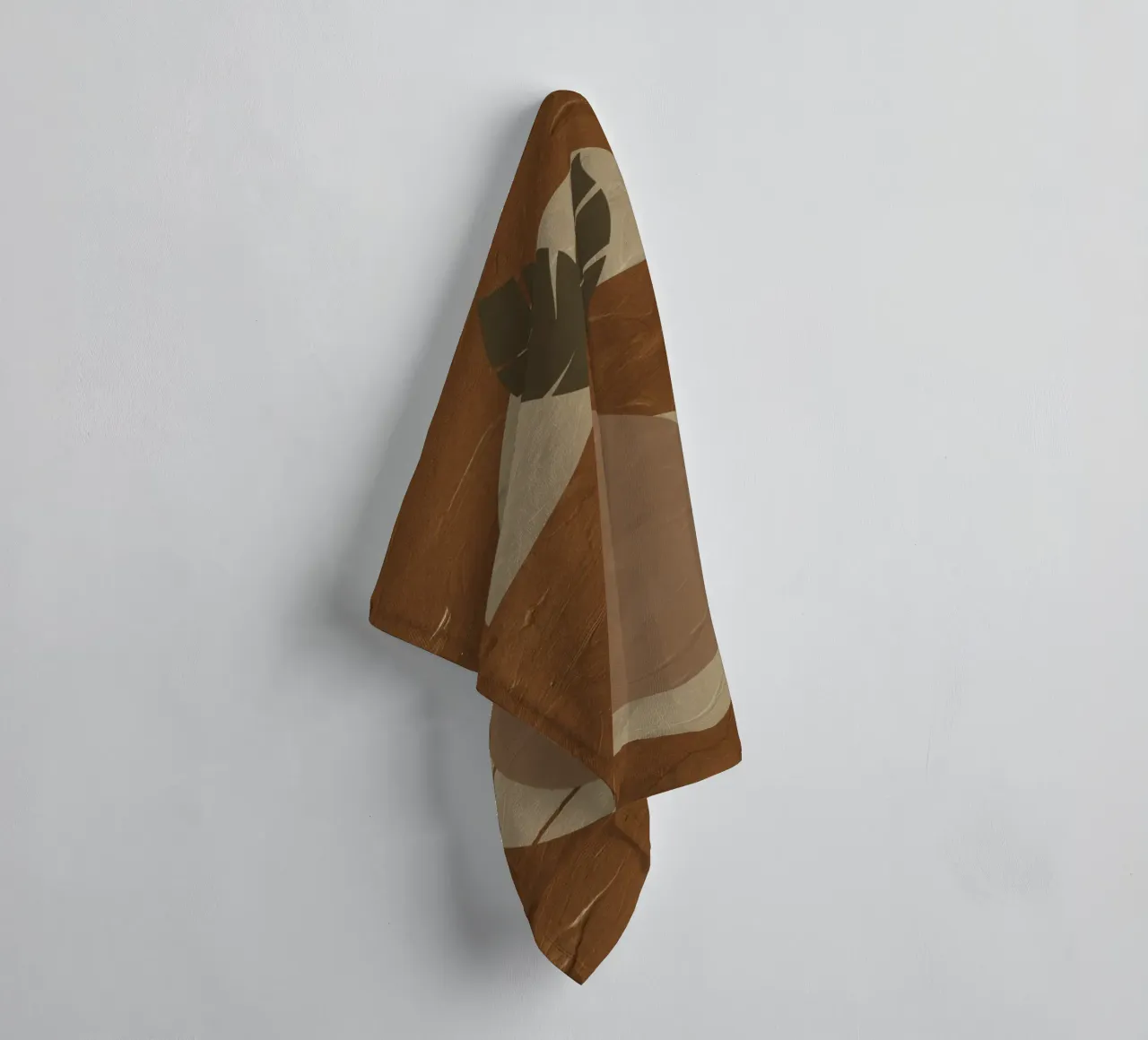 Terracotta Line No 02 badhanddoek van treechild