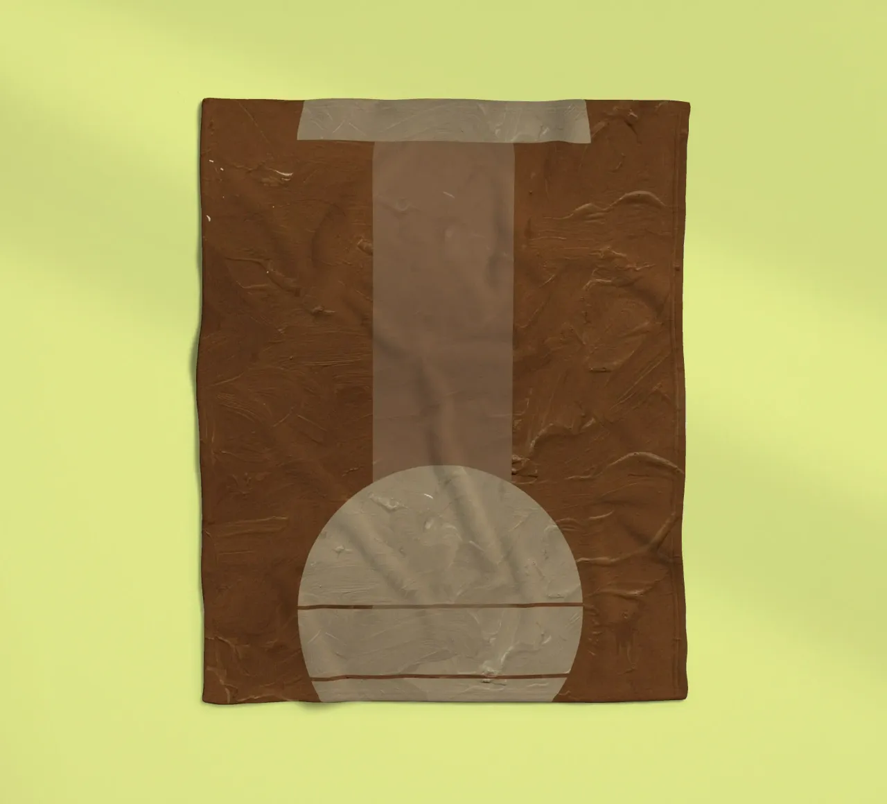 Terracotta Line No 03 coperta in pile da treechild