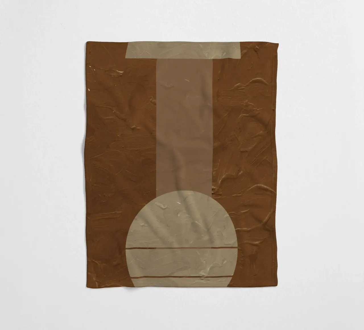 Terracotta Line No 03 coperta in pile da treechild