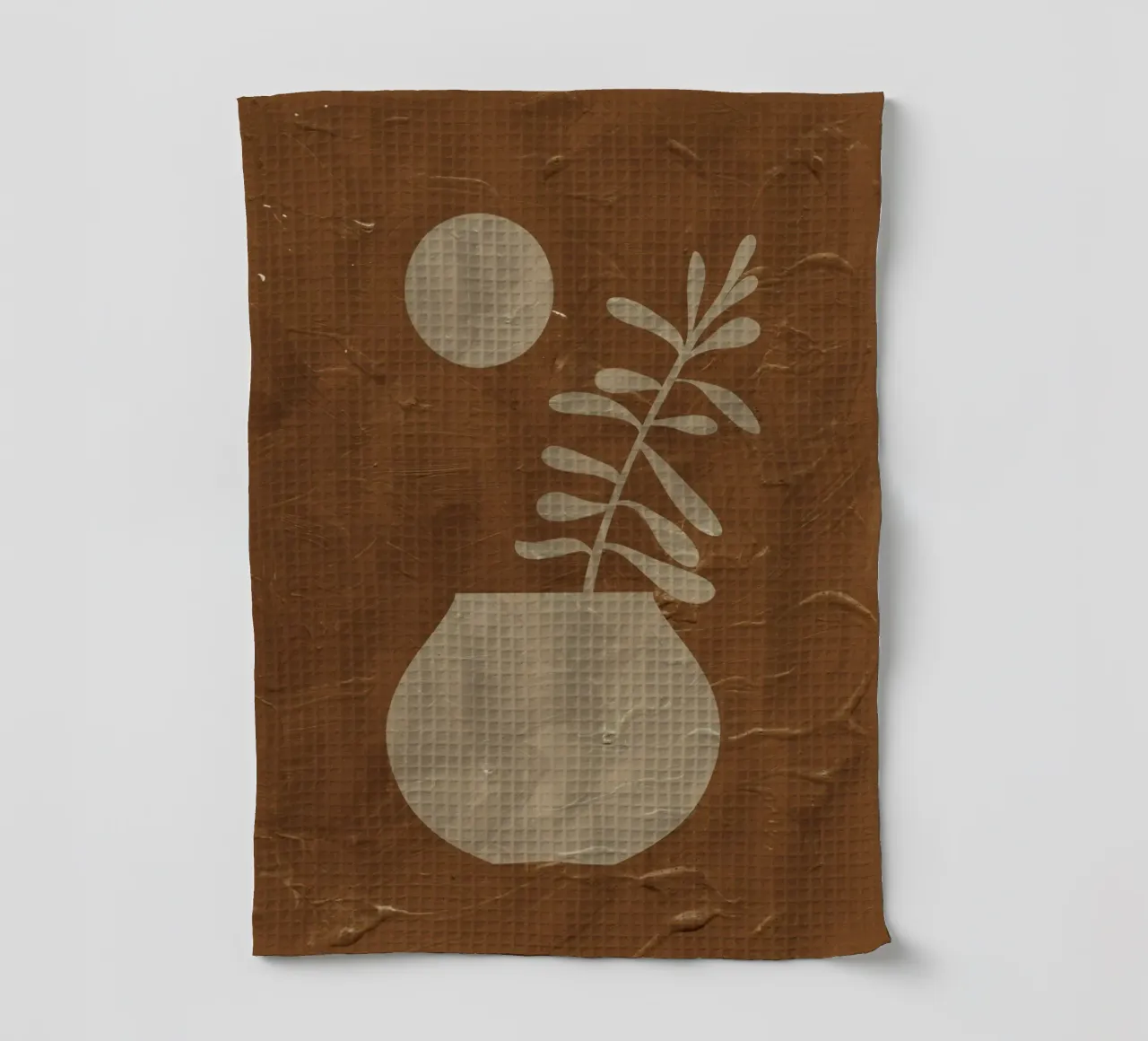 Terracotta Line No 04 canovaccio da cucina da treechild