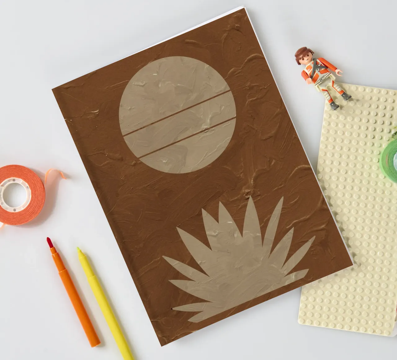 Terracotta Line No 06 notebook by treechild