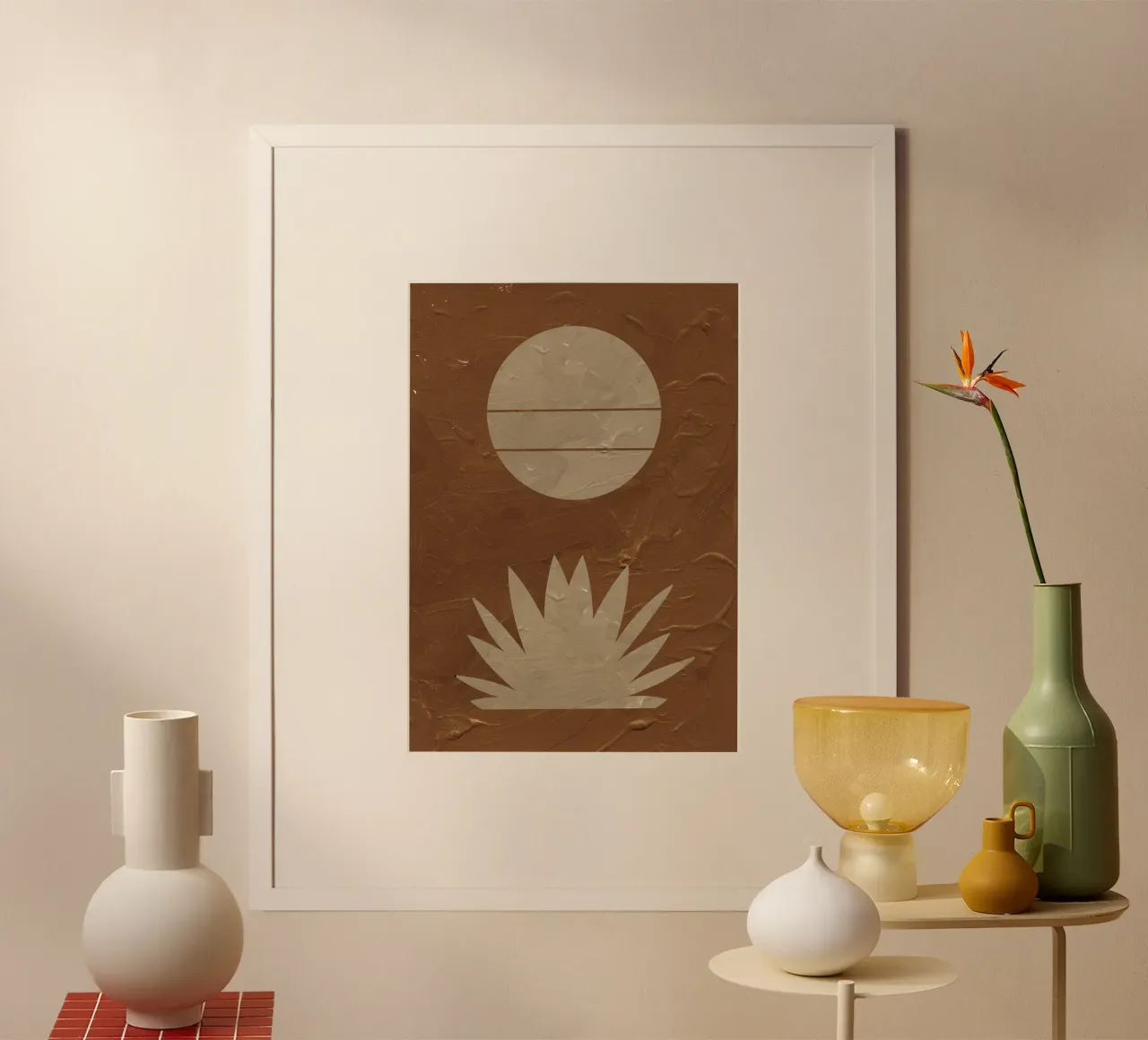 Terracotta Line No 06 poster da treechild