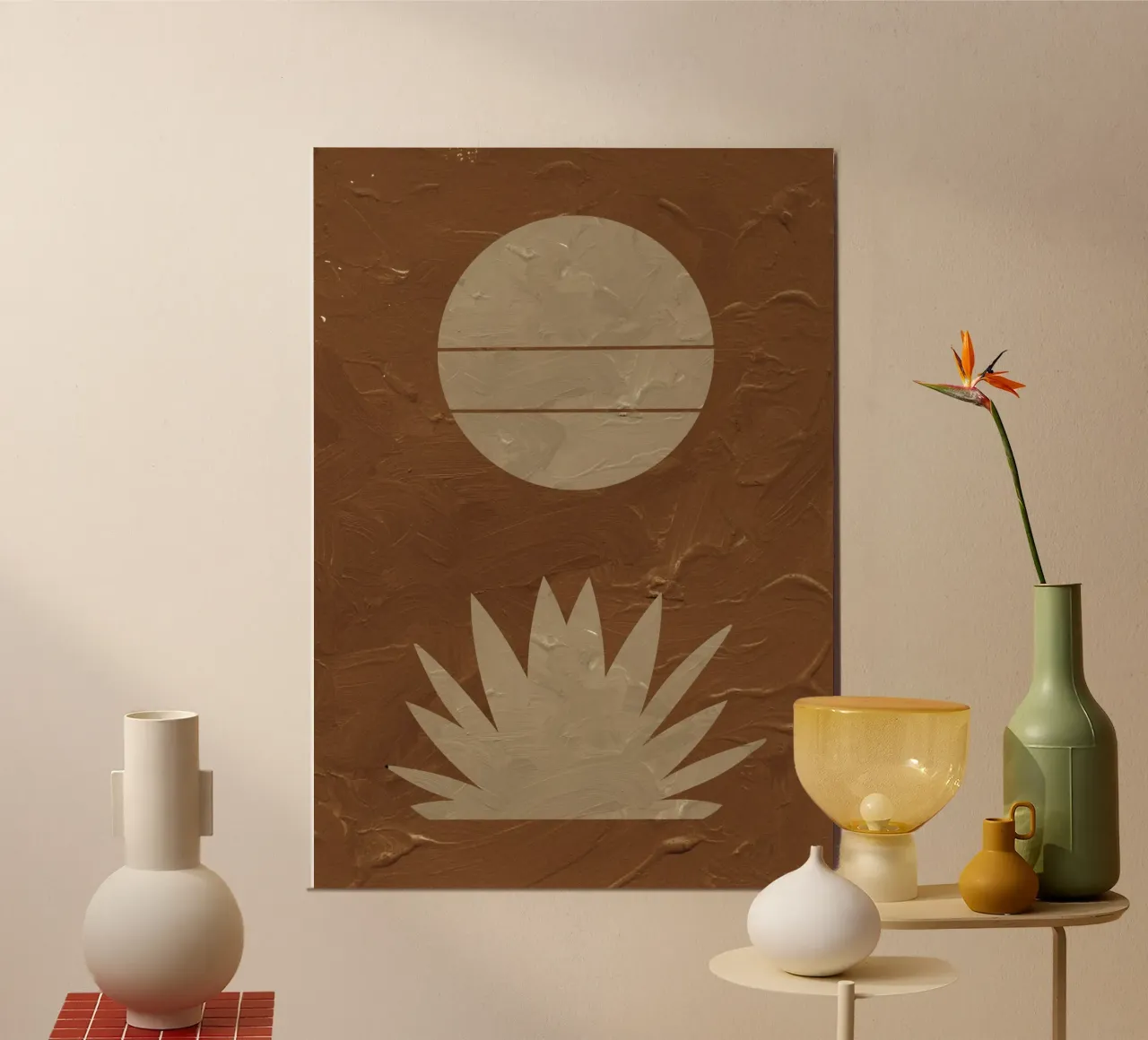Terracotta Line No 06 poster da treechild