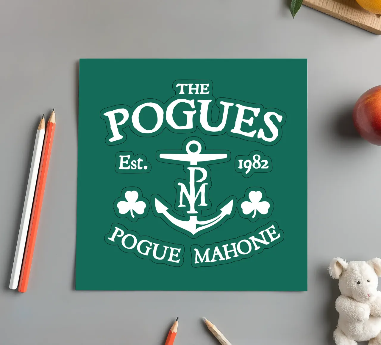 The Pogues - Pogue Mahone foglio adesivo da myxzyptlx