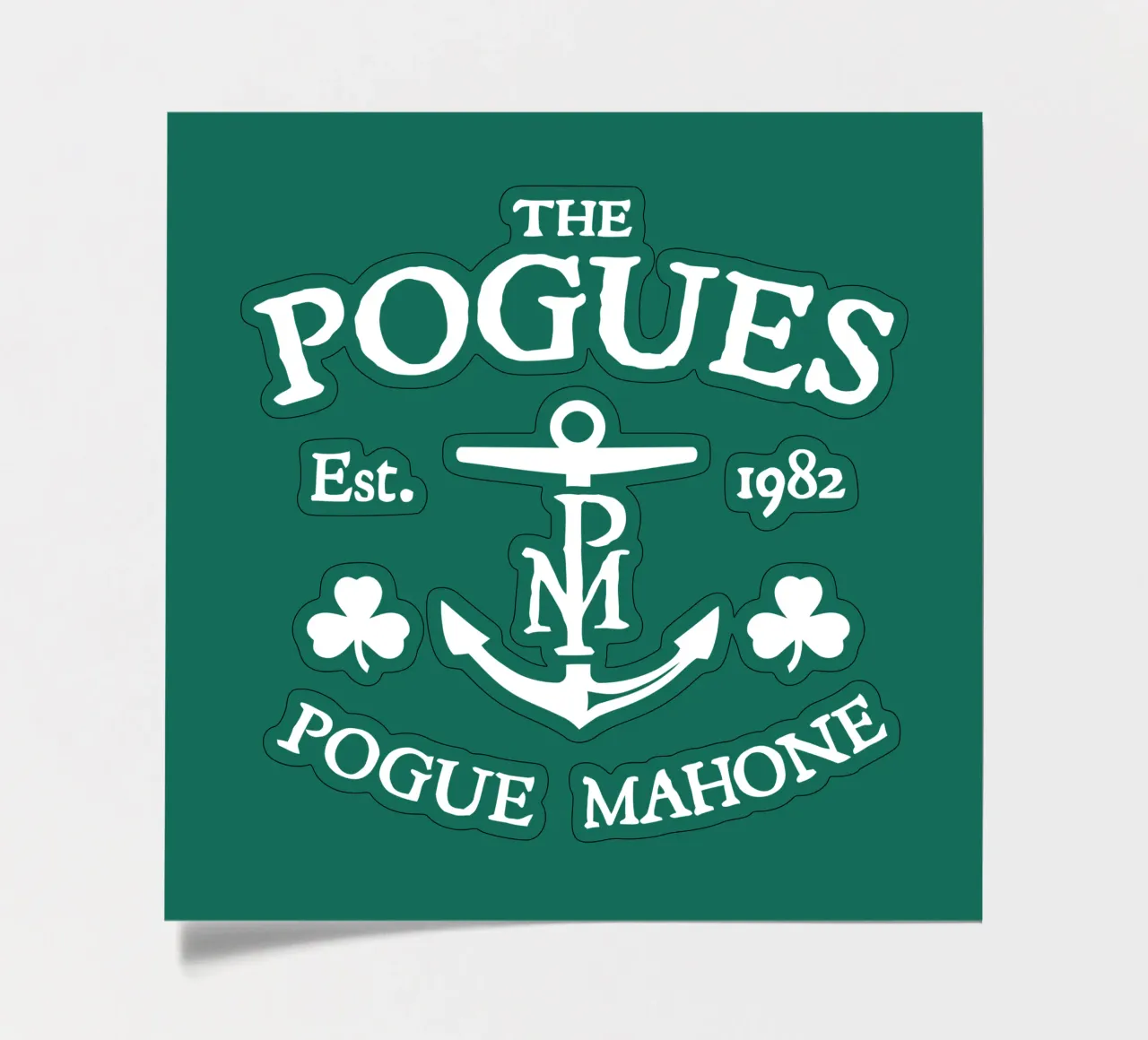The Pogues - Pogue Mahone foglio adesivo da myxzyptlx