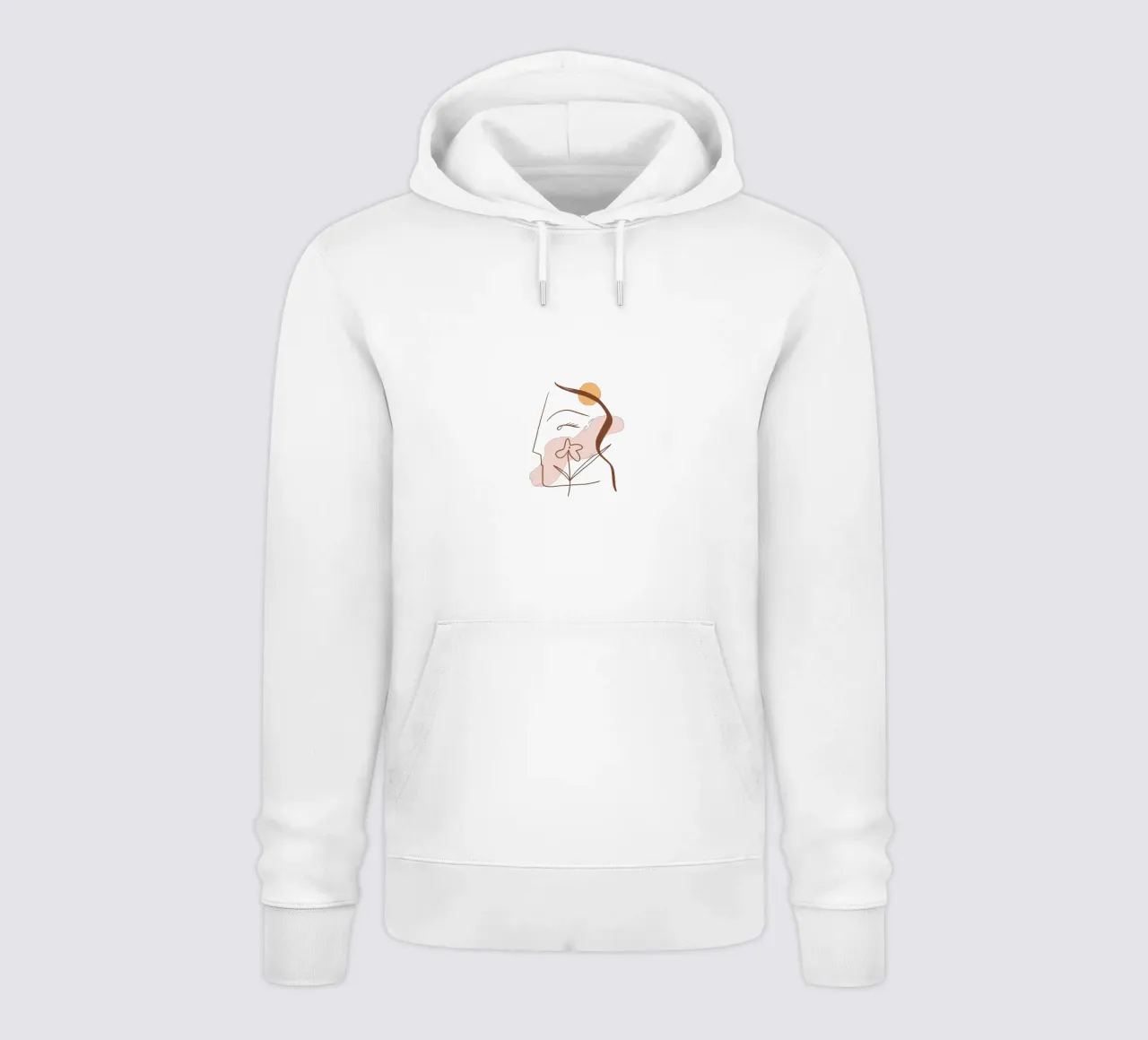 Summer Line No 01 (Without Background) felpa con cappuccio da treechild