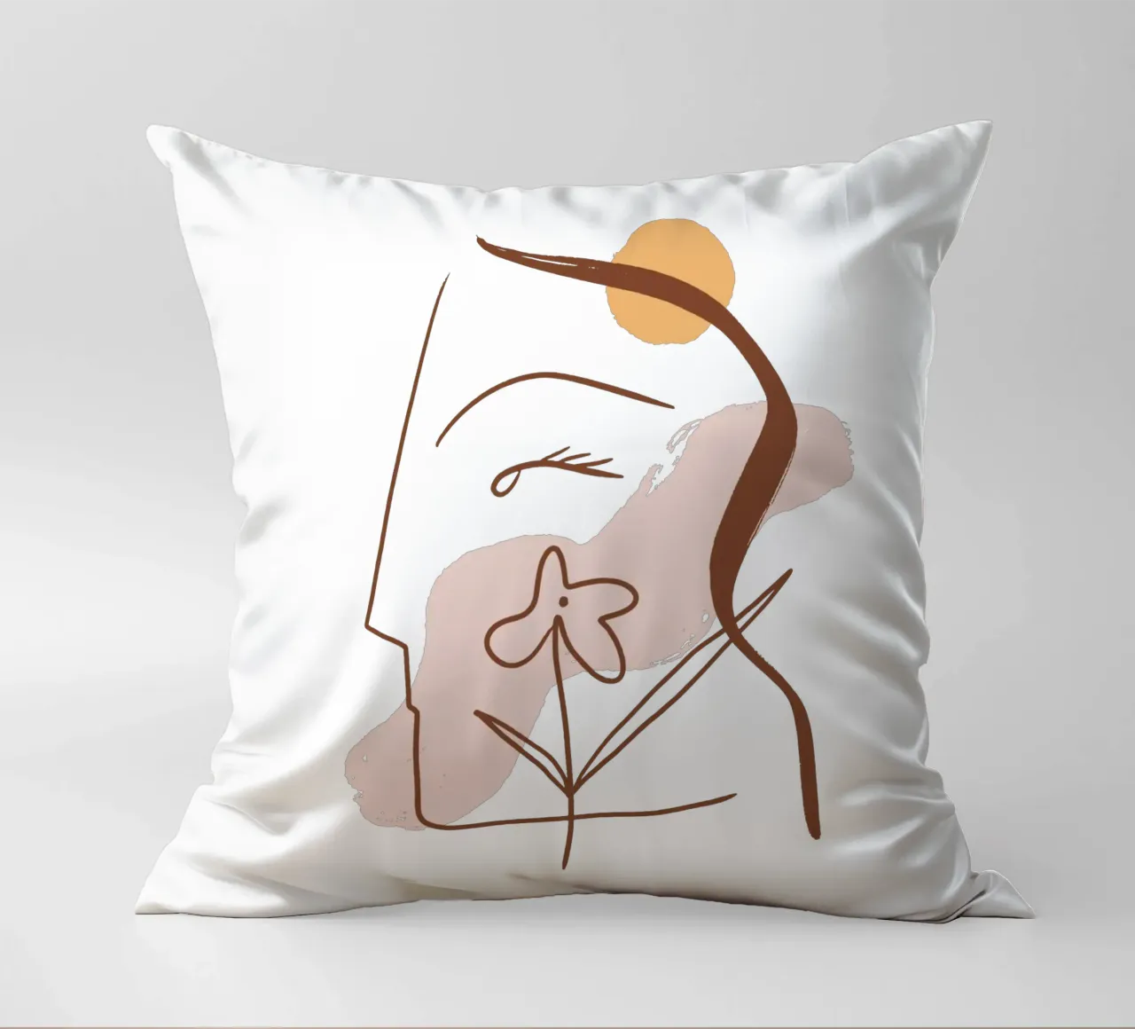 Summer Line No 01 (Without Background) cuscino da treechild