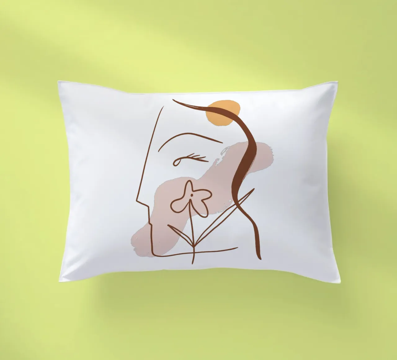 Summer Line No 01 (Without Background) cuscino da treechild