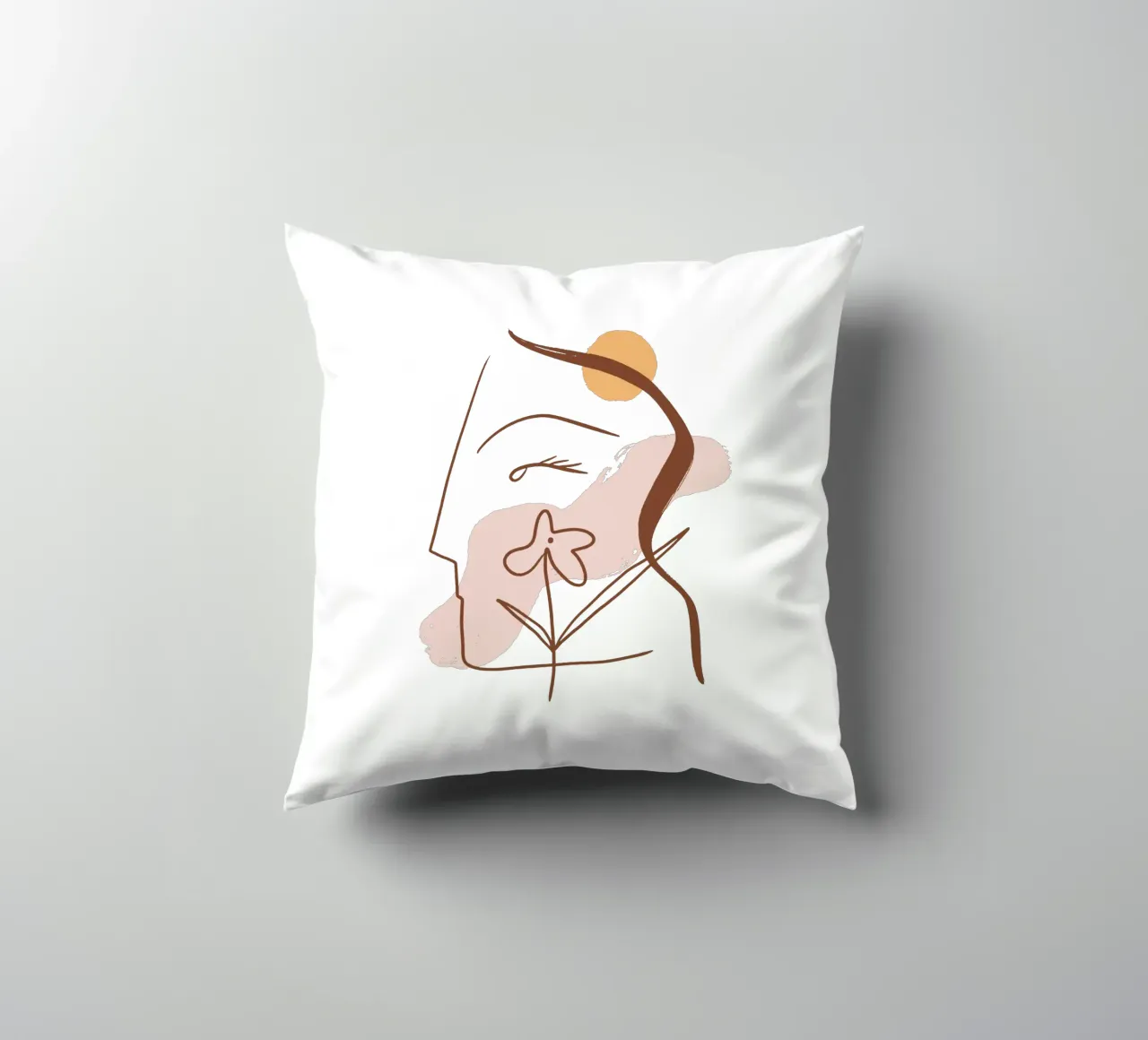 Summer Line No 01 (Without Background) cuscino da treechild