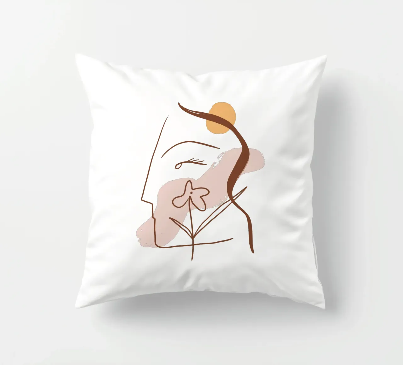 Summer Line No 01 (Without Background) cuscino da treechild