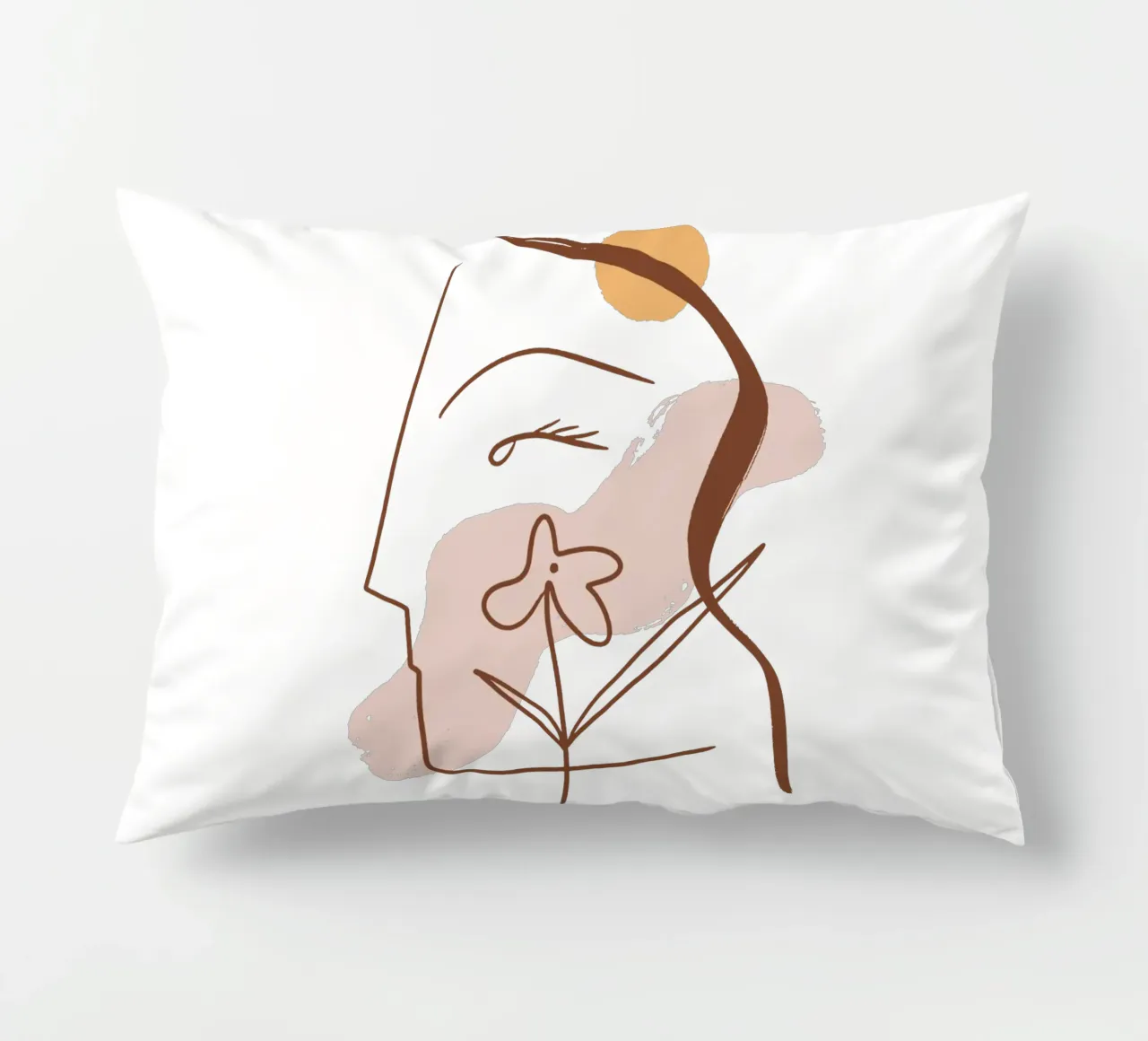 Summer Line No 01 (Without Background) cuscino da treechild