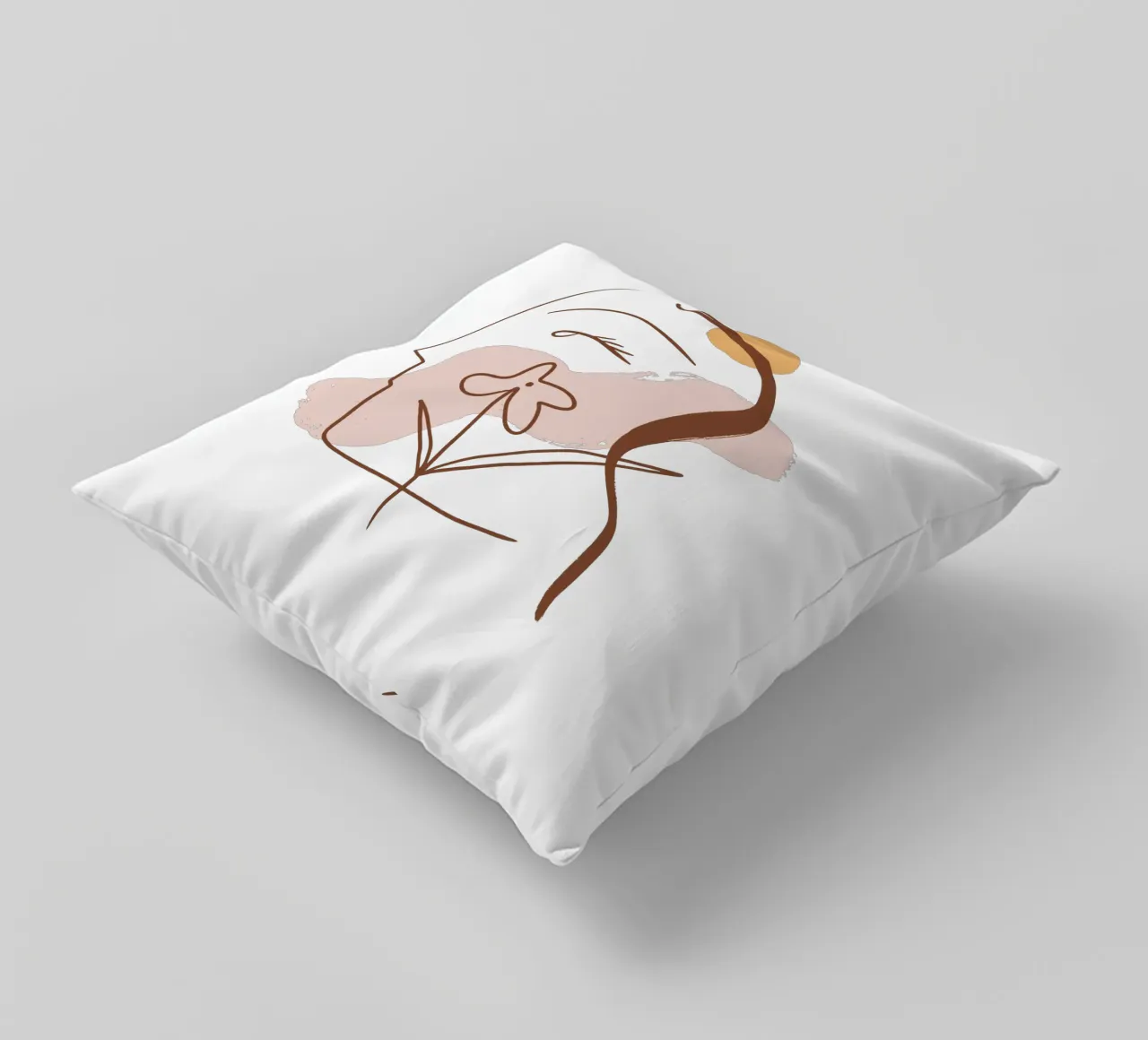 Summer Line No 01 (Without Background) cuscino da treechild