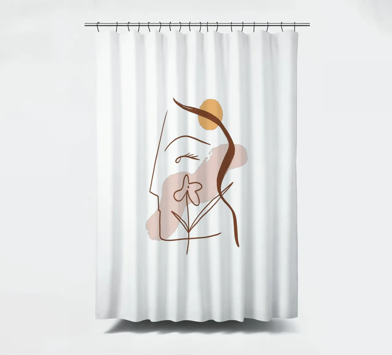 Summer Line No 01 (Without Background) tenda da doccia da treechild