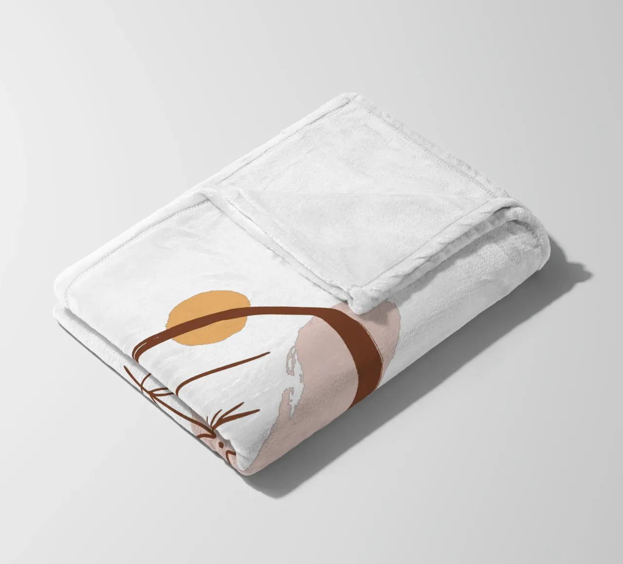 Summer Line No 01 (Without Background) coperta in pile da treechild