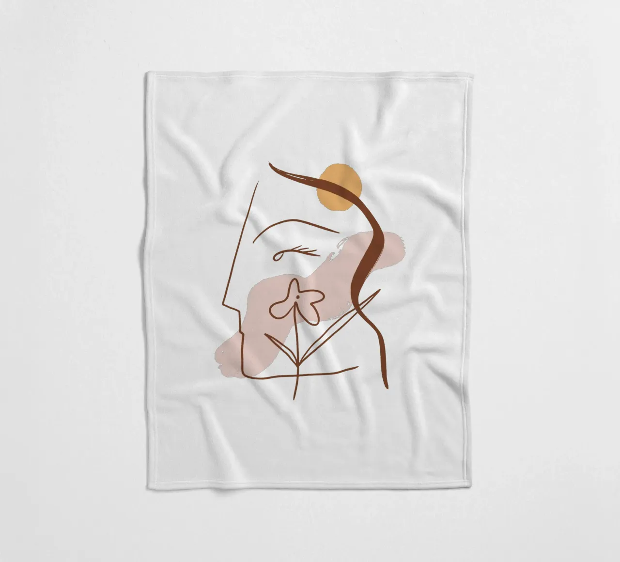 Summer Line No 01 (Without Background) coperta in pile da treechild