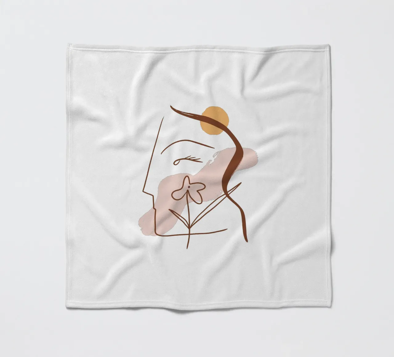 Summer Line No 01 (Without Background) coperta in pile da treechild