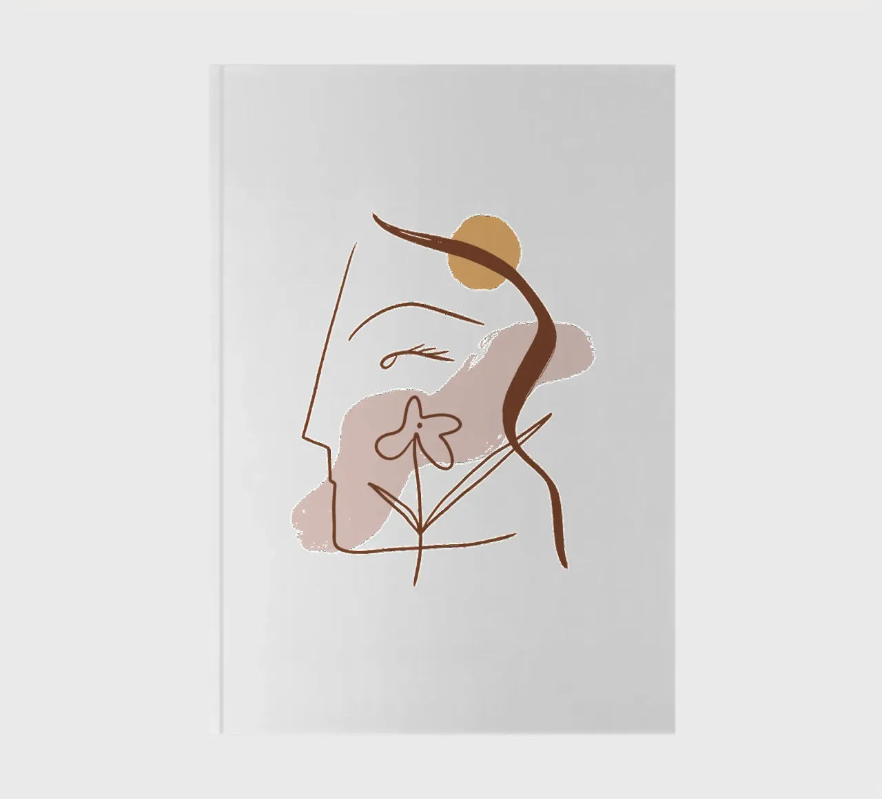 Summer Line No 01 (Without Background) notebook by treechild