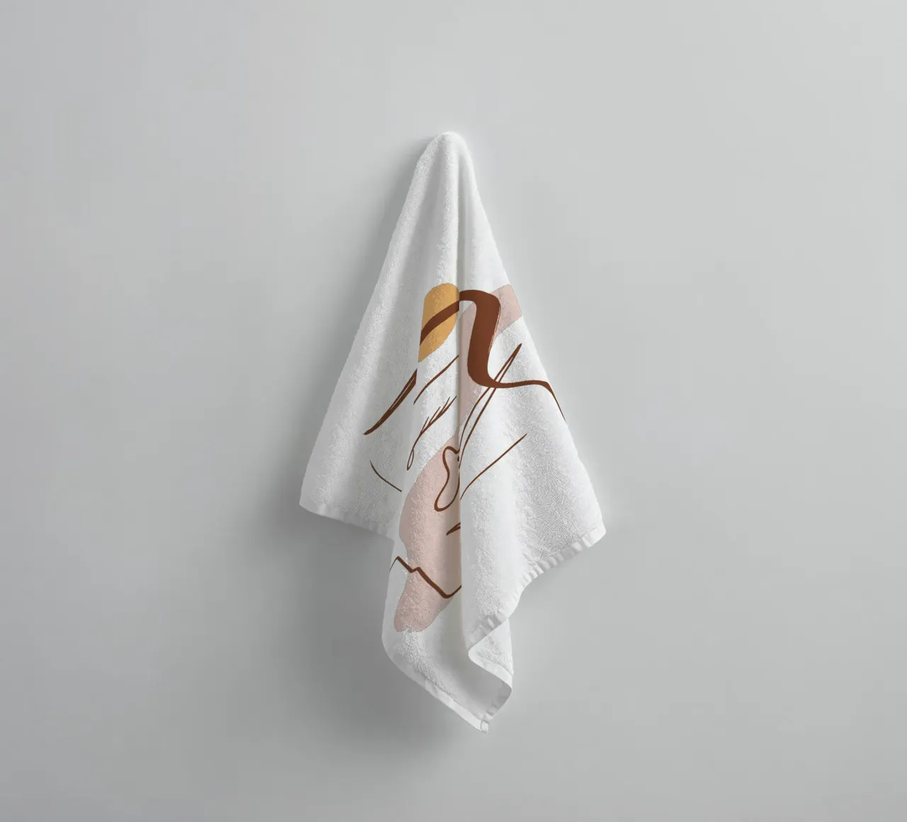 Summer Line No 01 (Without Background) towel by treechild