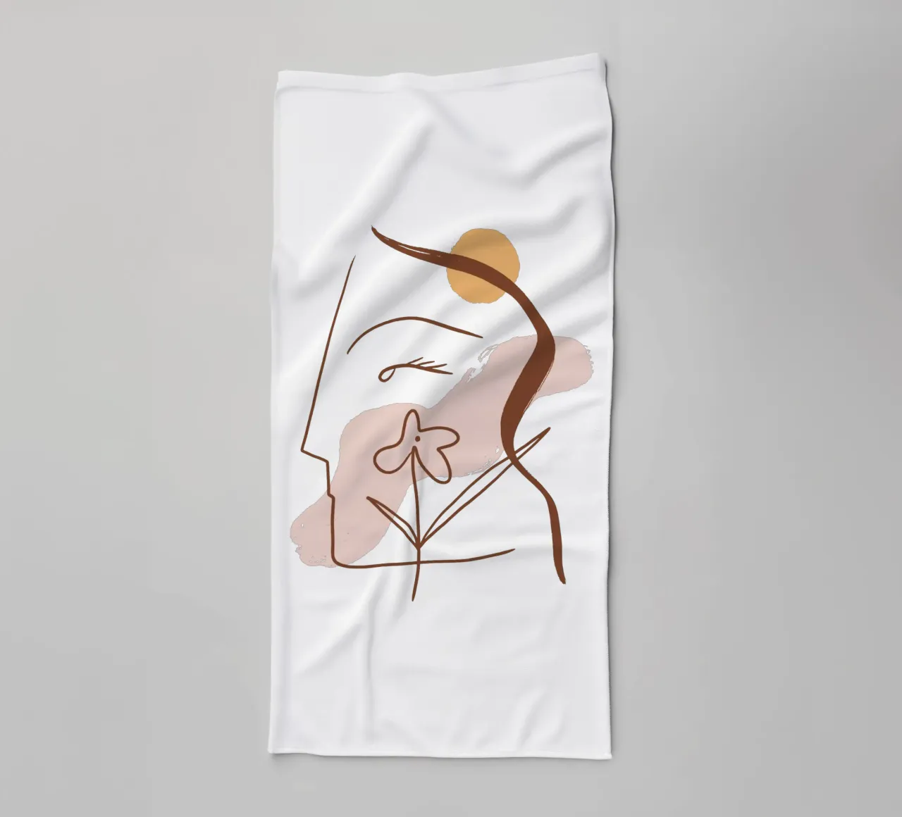 Summer Line No 01 (Without Background) towel by treechild