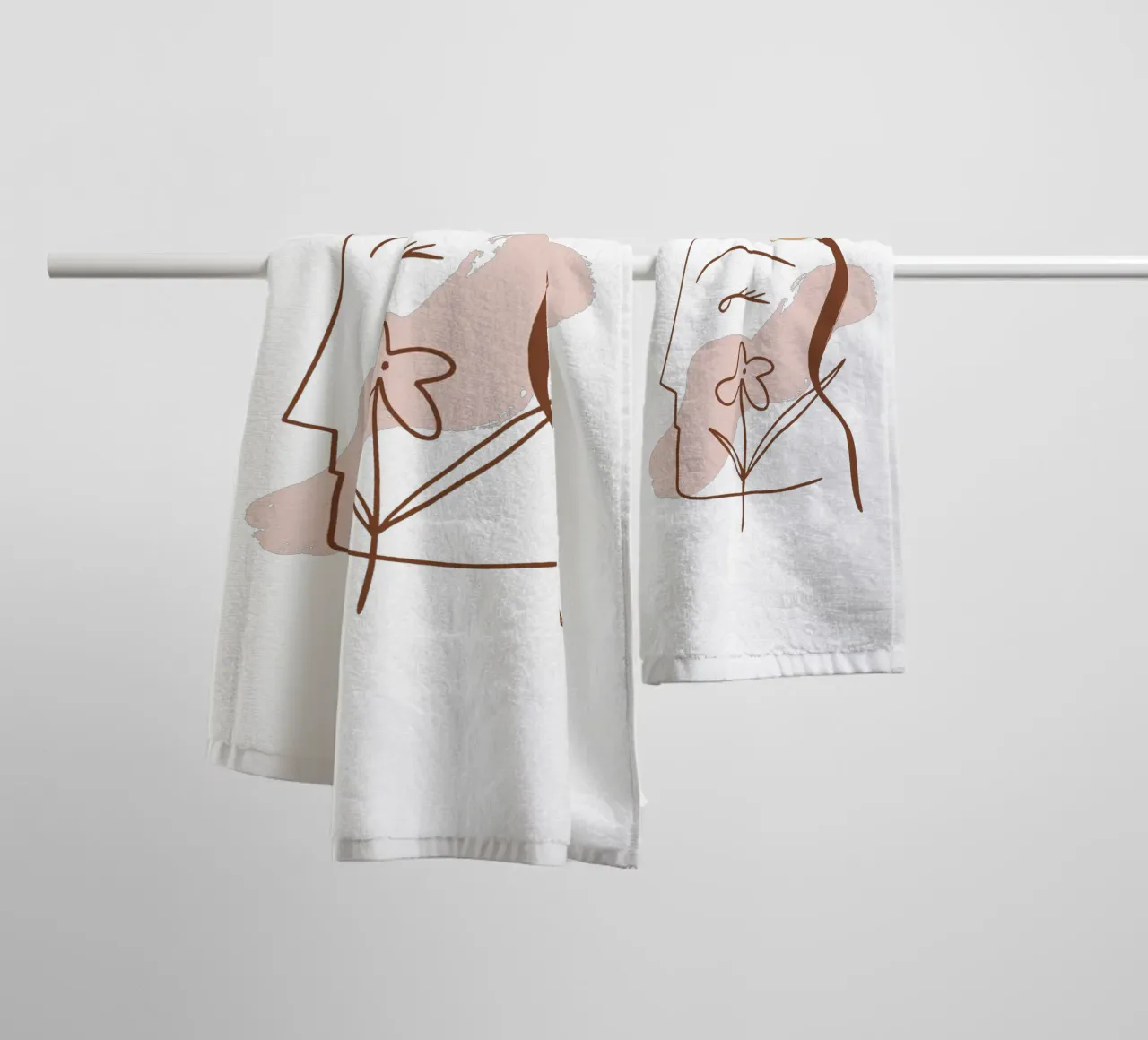 Summer Line No 01 (Without Background) towel by treechild